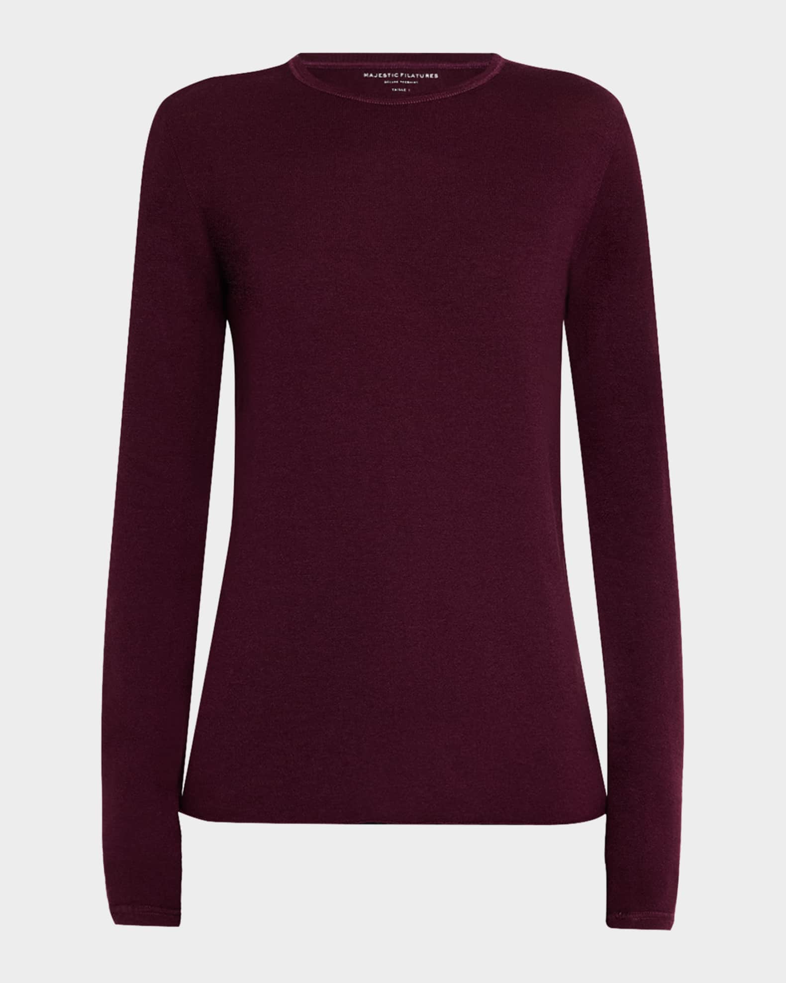Machine Washable Cashmere Crewneck Pullover 0