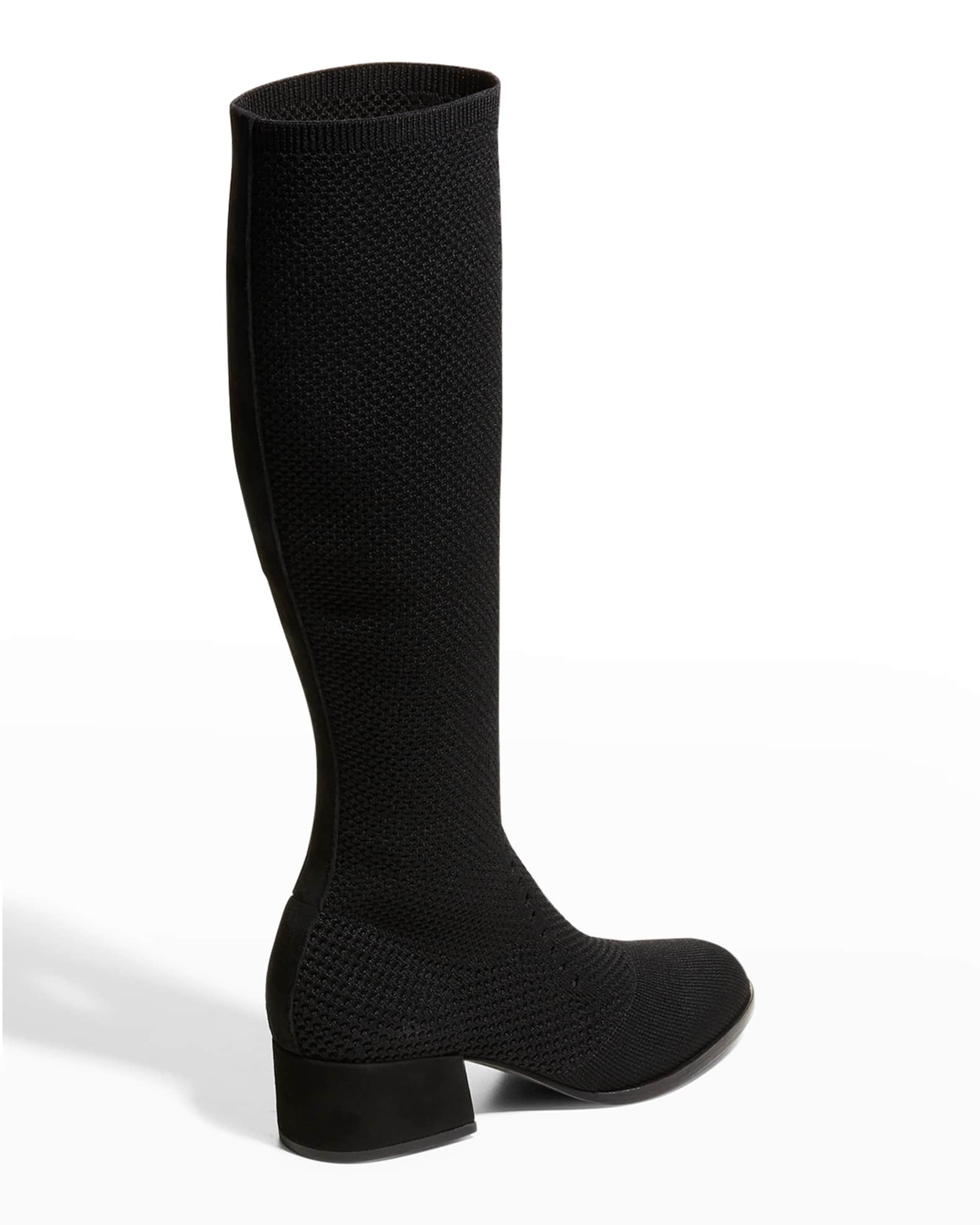 Alas Stretch Knit Knee Boots 2