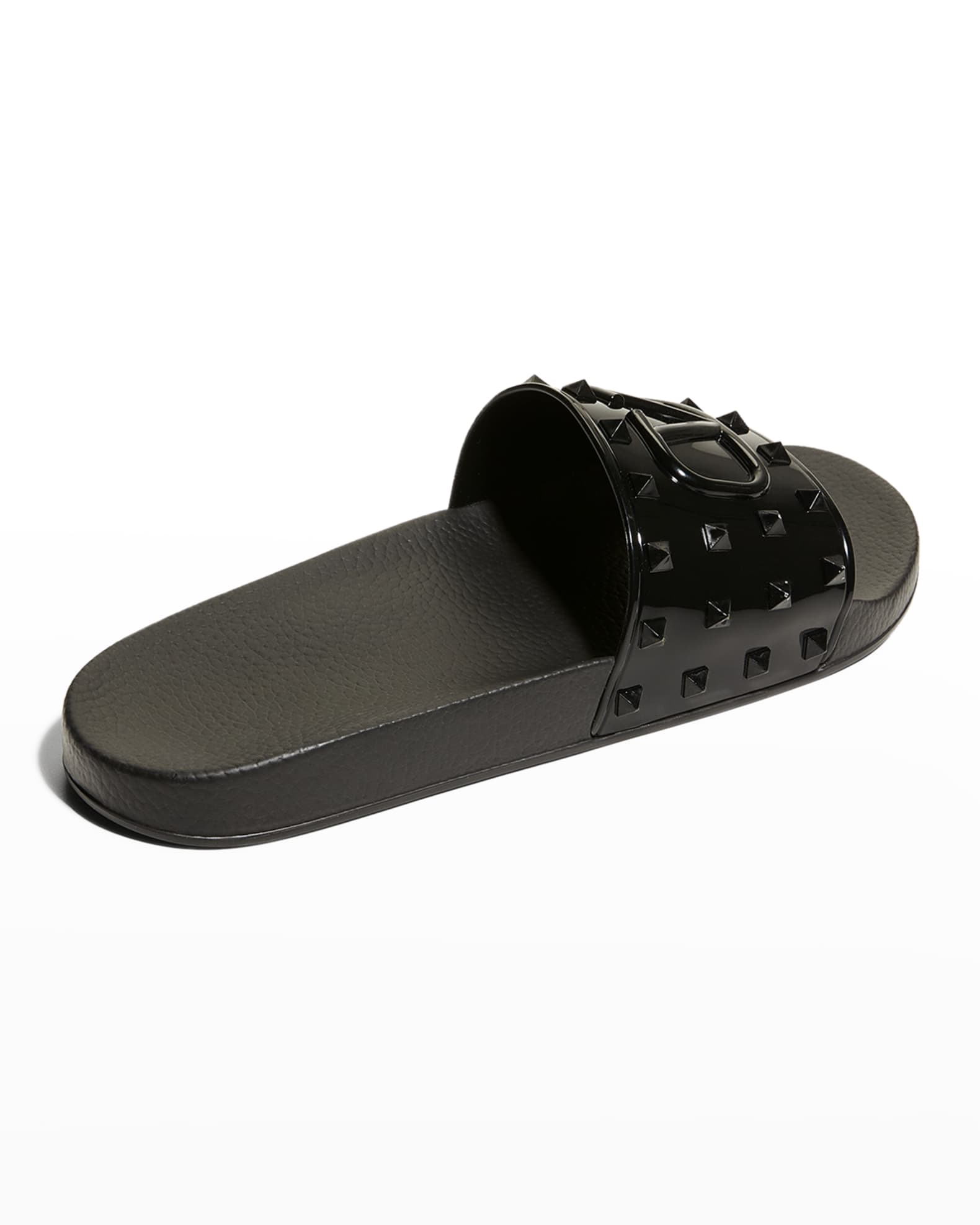 Valentino Garavani Men's Summer VLogo Signature Studded Slide Sandals ...