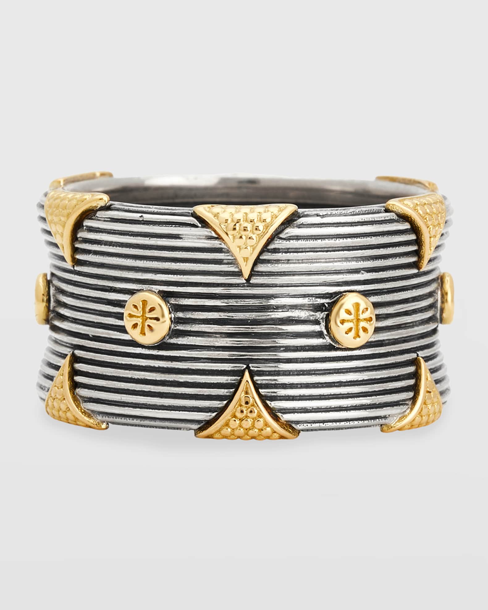 Delos Two-Tone Band Ring, Size 7 0