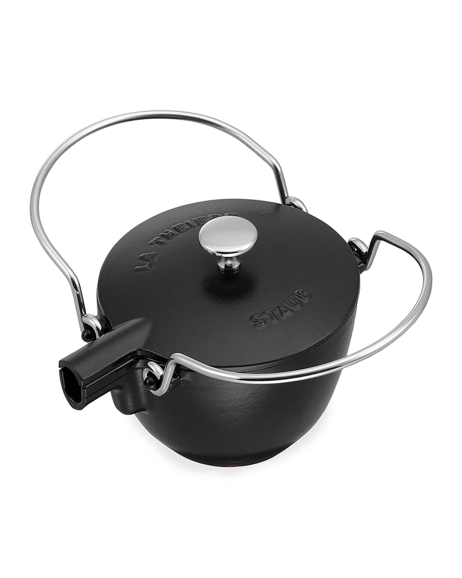Staub Cast Iron 1Qt Round Tea Kettle Neiman Marcus