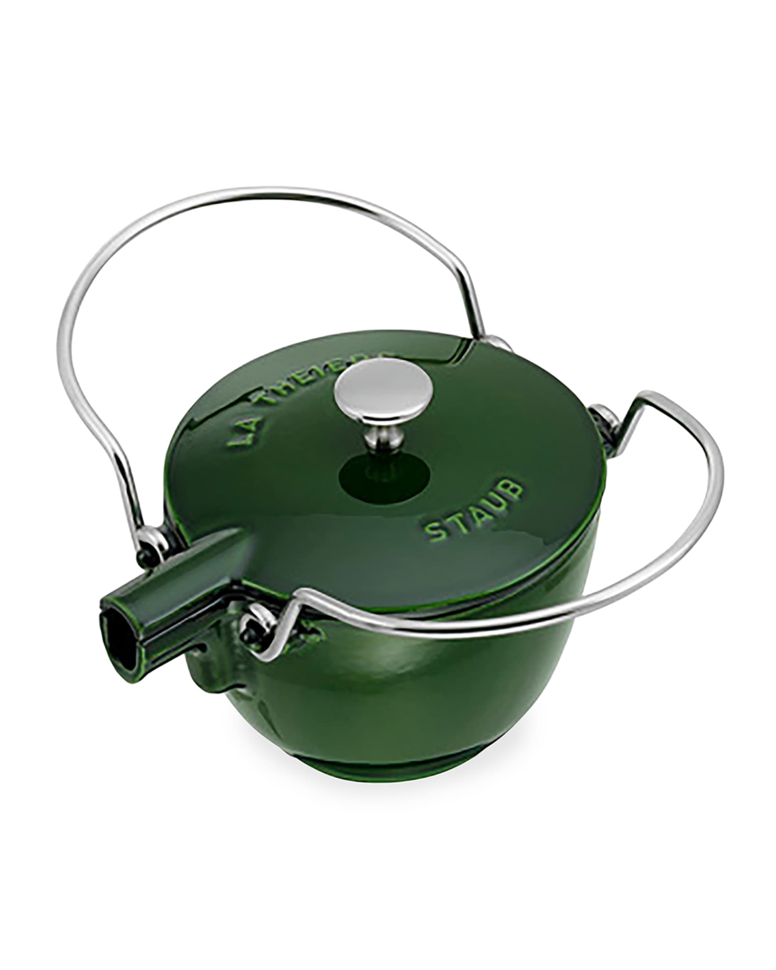 Staub Cast Iron 1Qt Round Tea Kettle Neiman Marcus