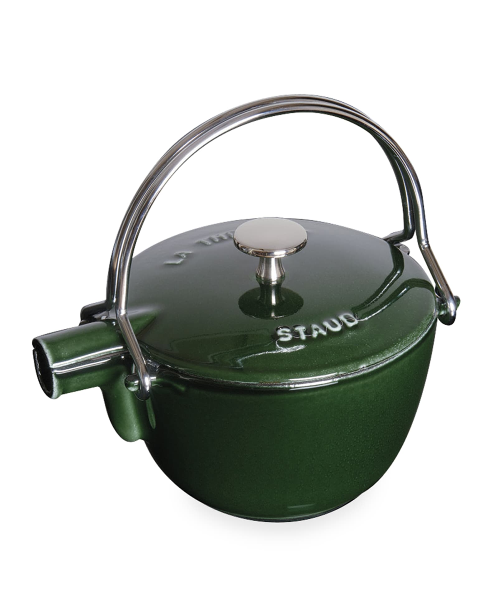 Staub Cast Iron 1Qt Round Tea Kettle Neiman Marcus