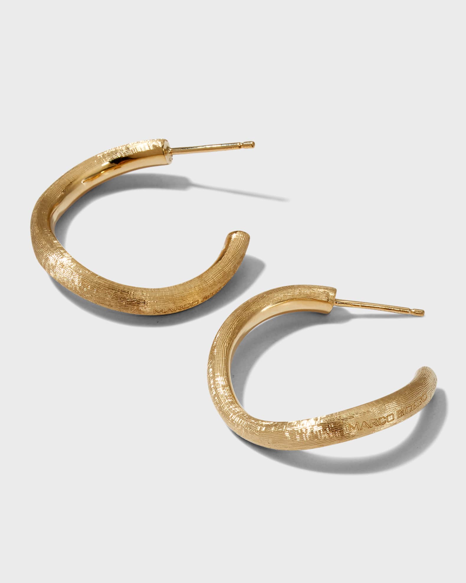 MARCO BICEGO ゴールド ドロップ型 イヤリング Gold and diamond