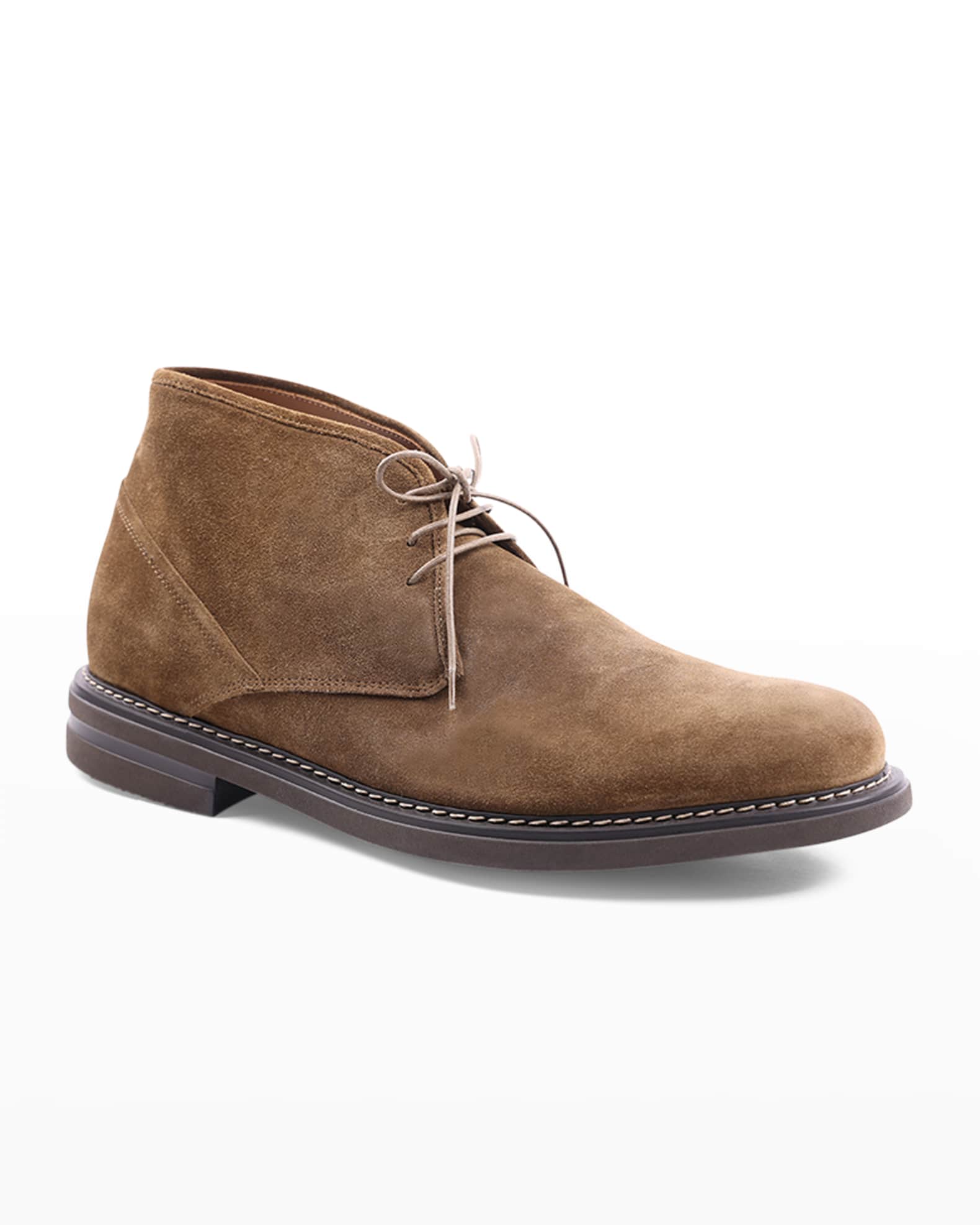 Bruno Magli Men s Orlando Chukka Suede Boots Neiman Marcus