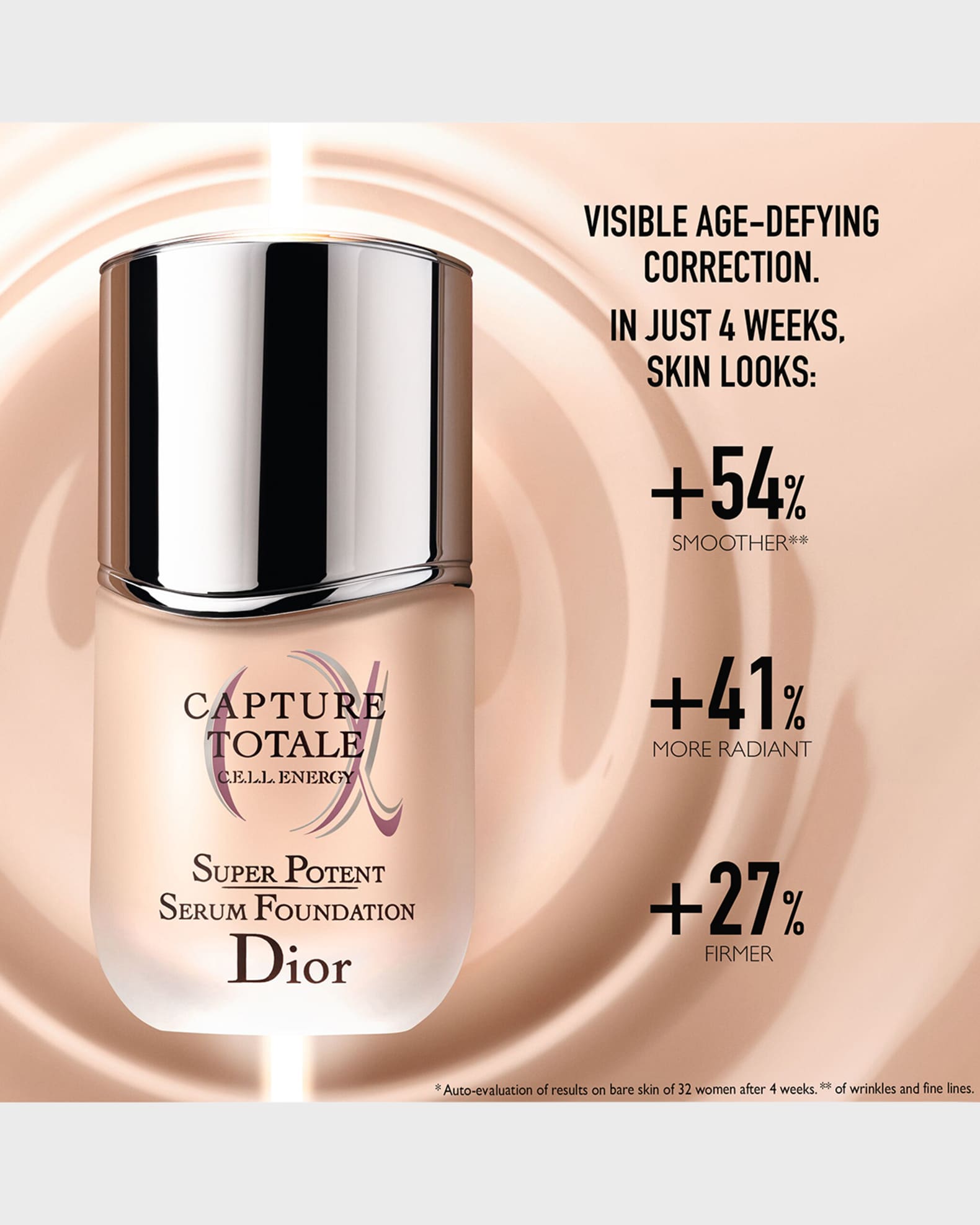 Dior Capture Totale Super Potent Serum Foundation SPF 20 Neiman Marcus