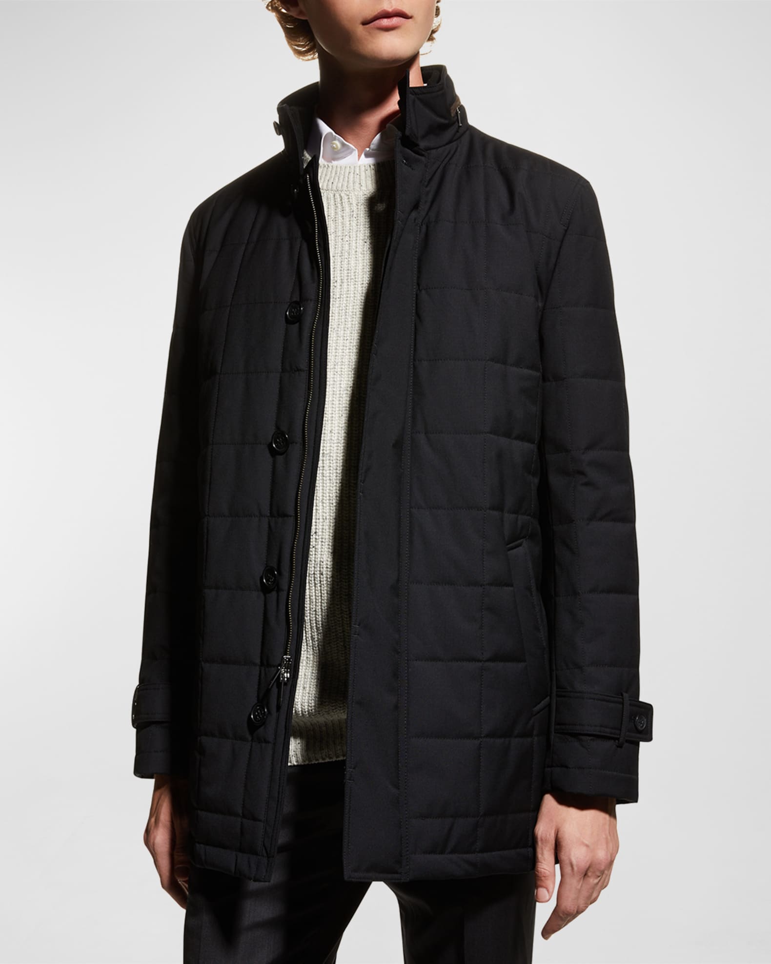 Cardinal of Canada Men s Belmont Technical Wool Coat Neiman Marcus