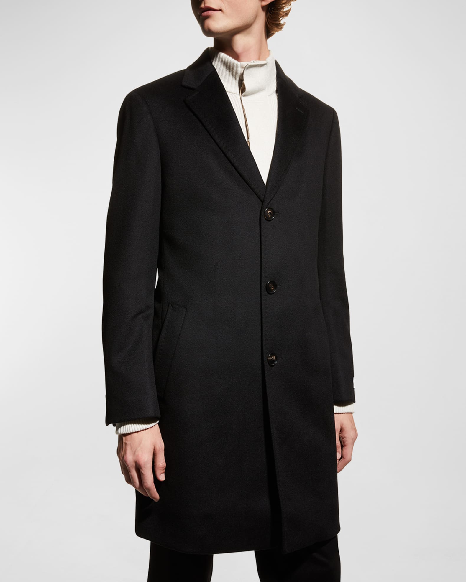 Cardinal of Canada Men's StPierre Cashmere Coat Neiman Marcus
