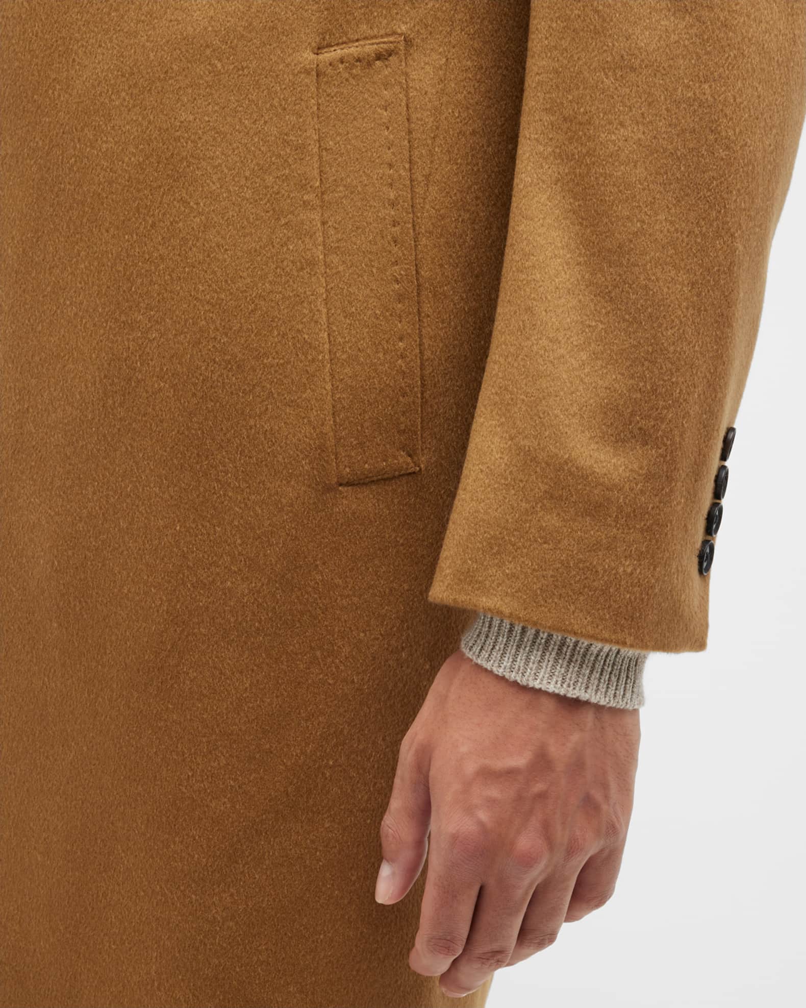 Cardinal of Canada Men's StPierre Cashmere Coat Neiman Marcus