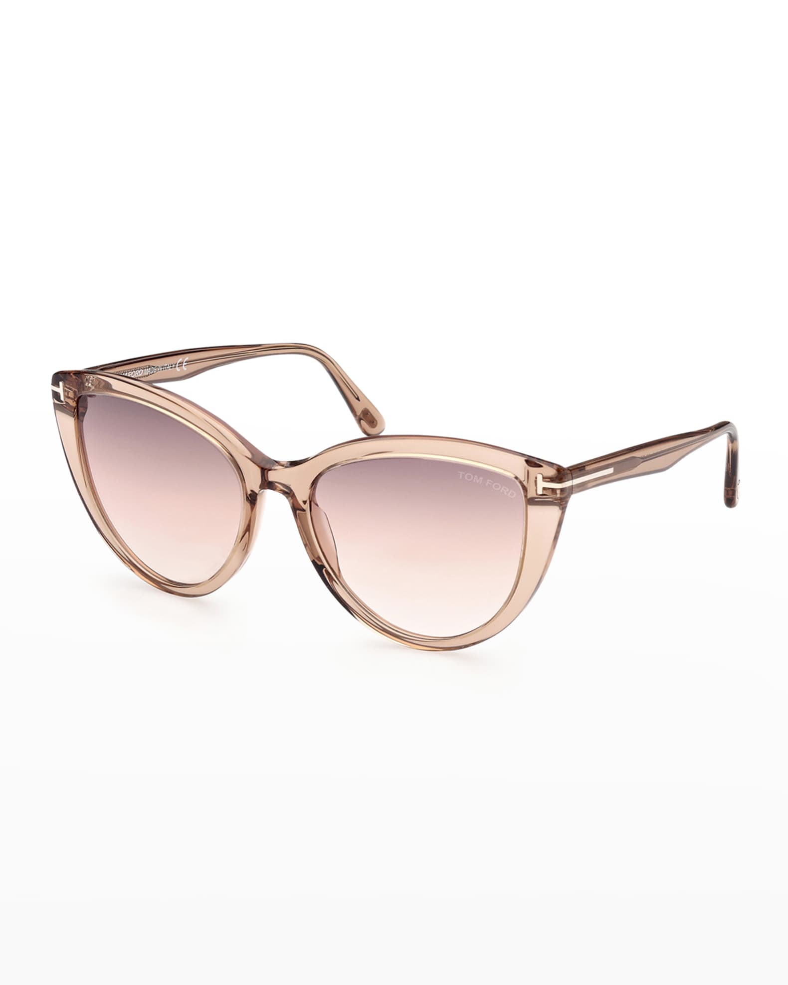 TOM FORD Isabella Plastic Cat-Eye Sunglasses | Neiman Marcus