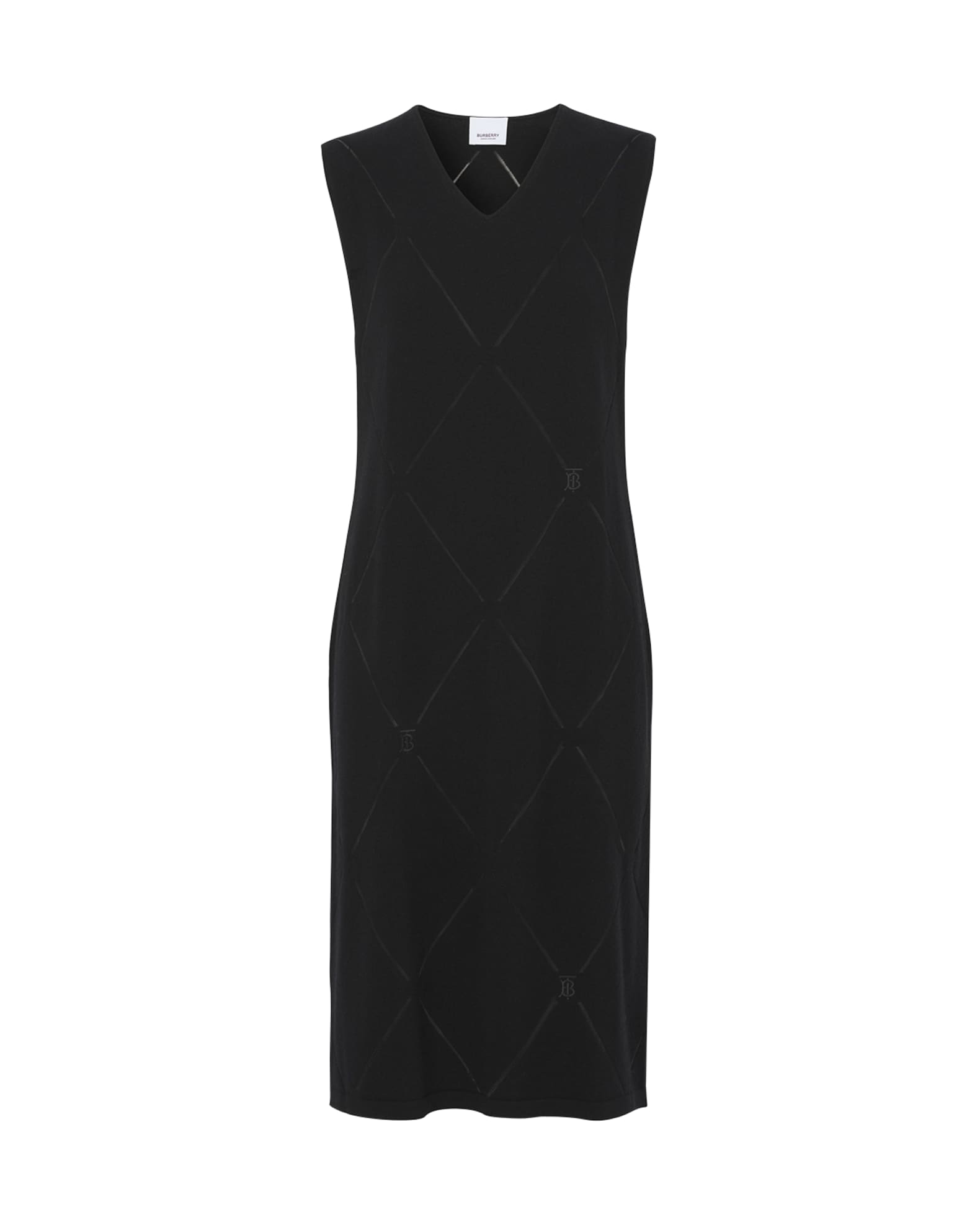 Burberry Marcela Diamond Wool Midi Dress | Neiman Marcus