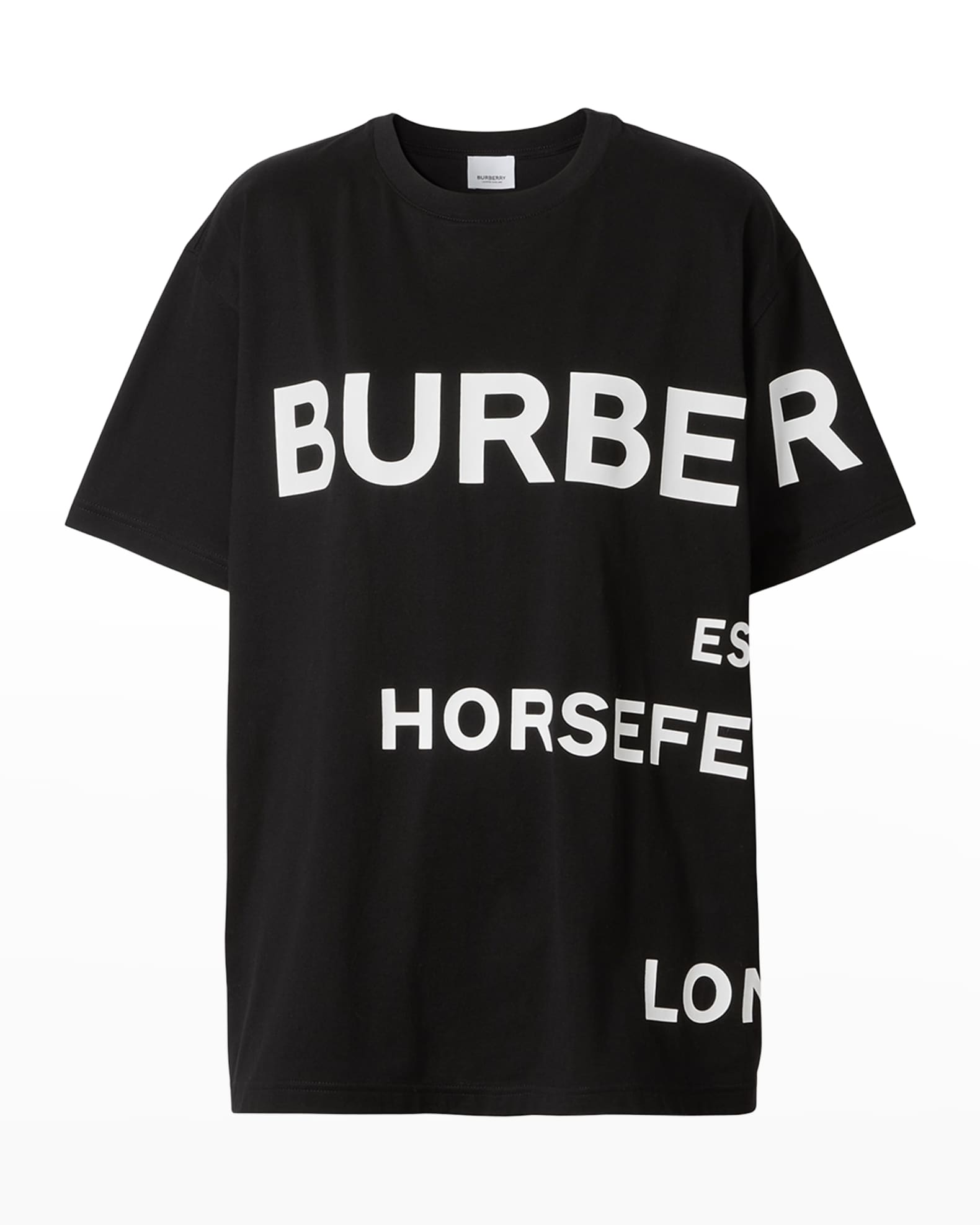 Burberry Carrick Horseferry Print Oversized T-shirt | Neiman Marcus