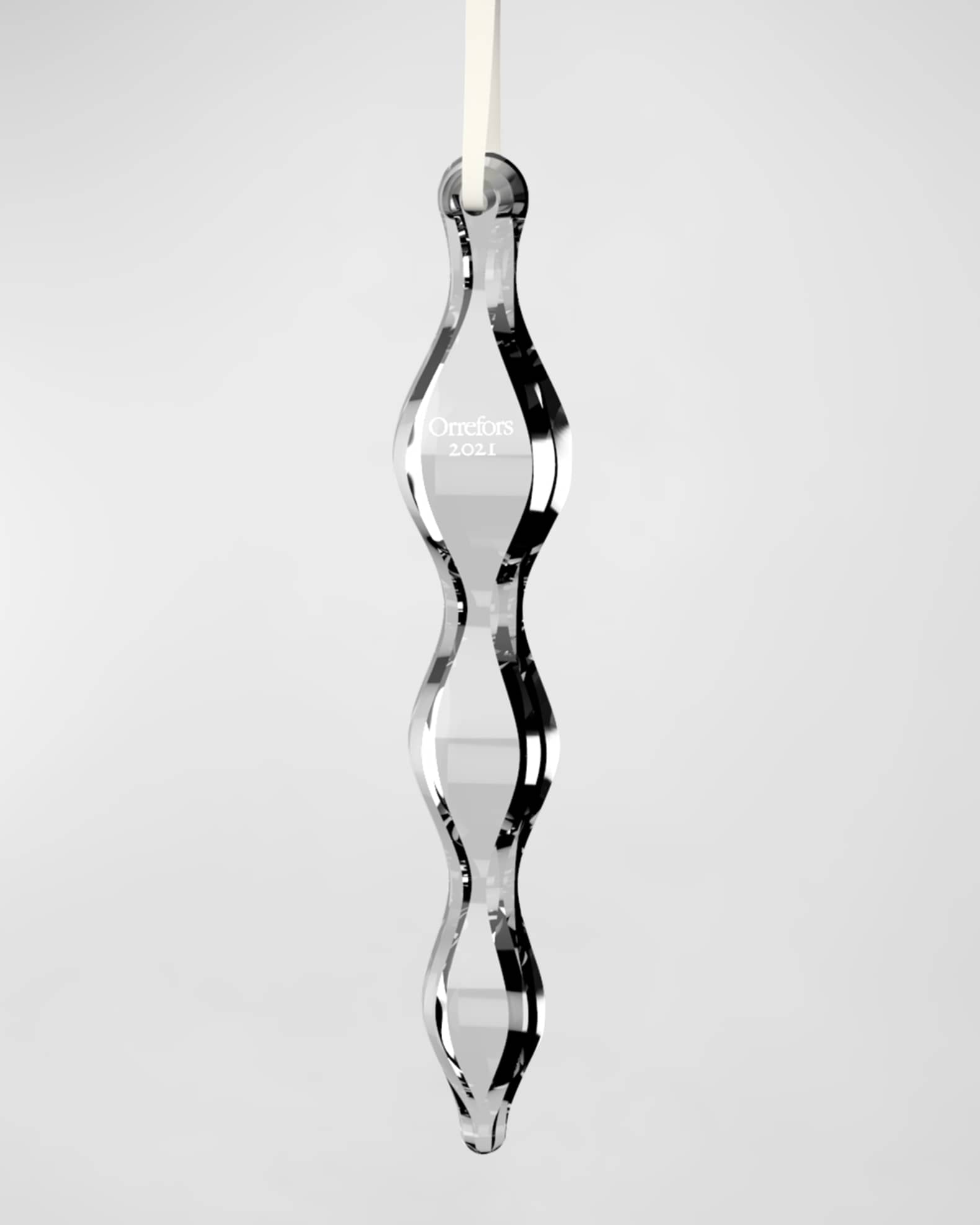 Orrefors Christmas 2021 Annual Icicle Ornament Neiman Marcus
