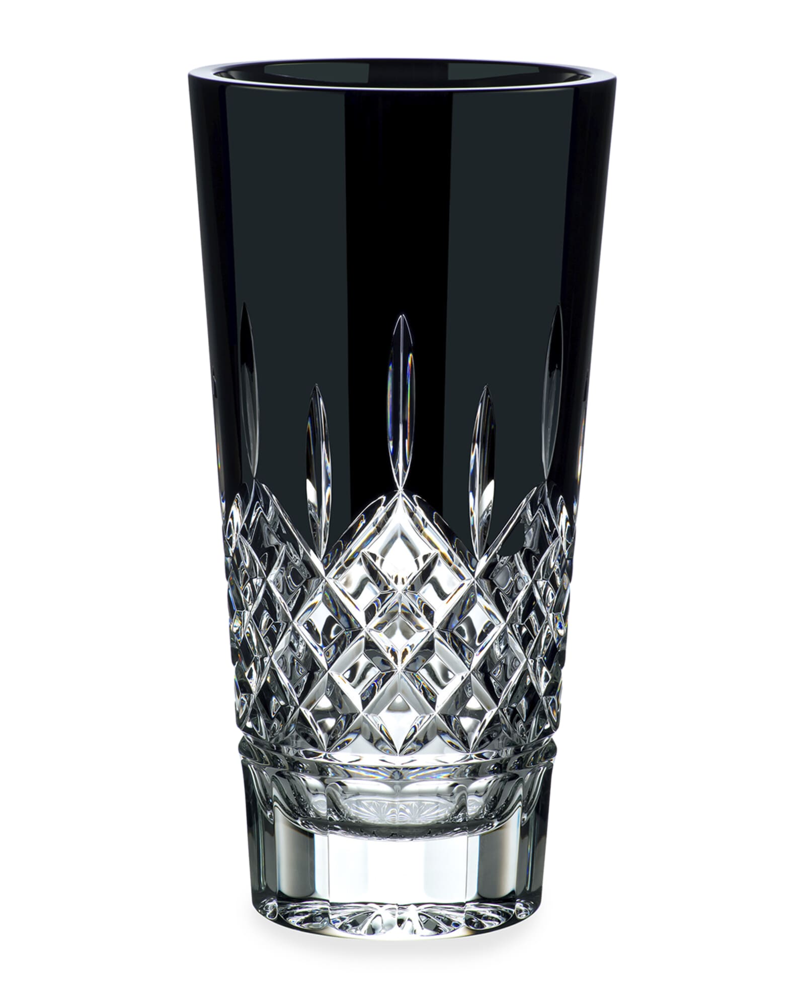 Lismore Black Vase - 12" 0