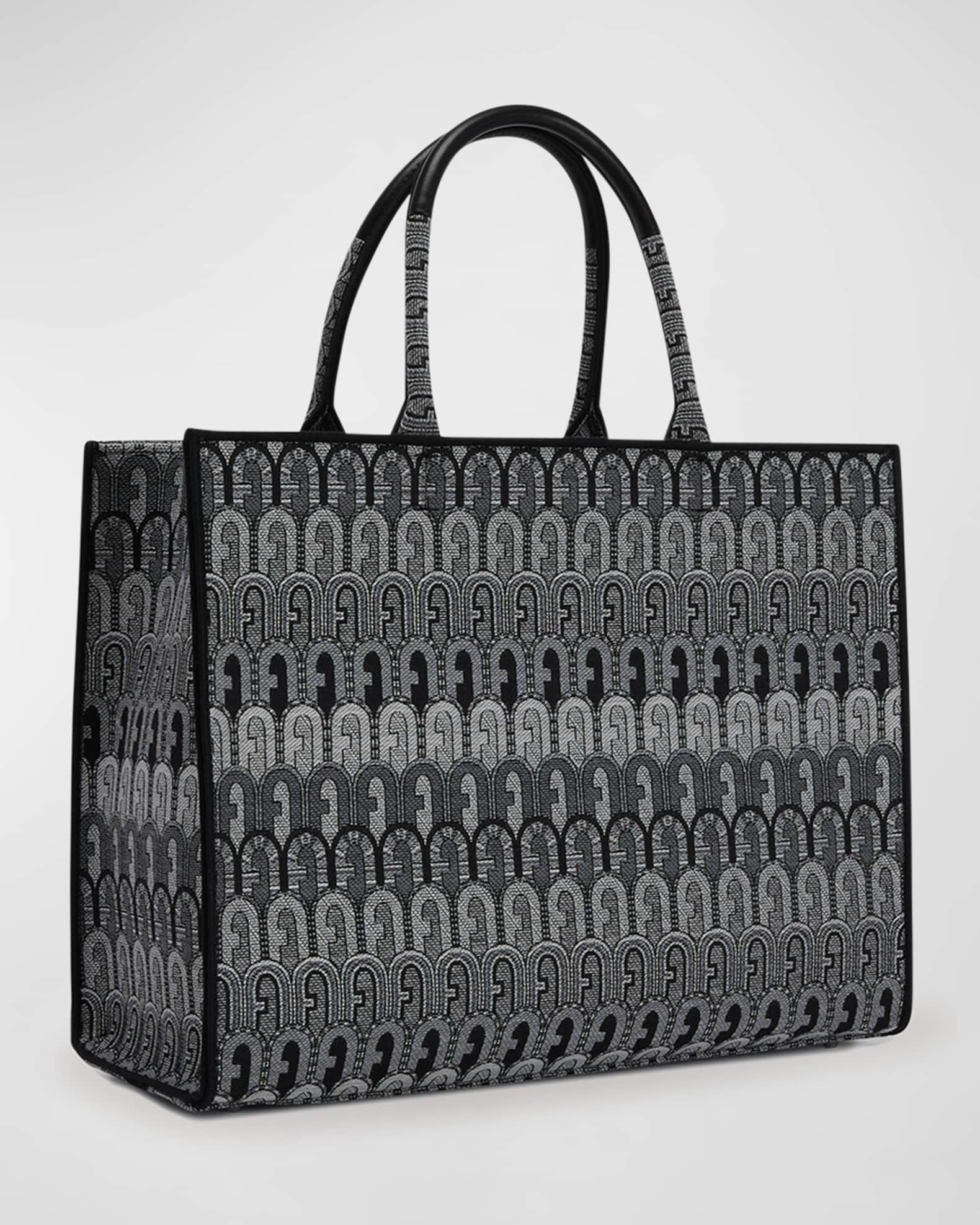 Furla Opportunity Jacquard Logo Tote Bag Neiman Marcus