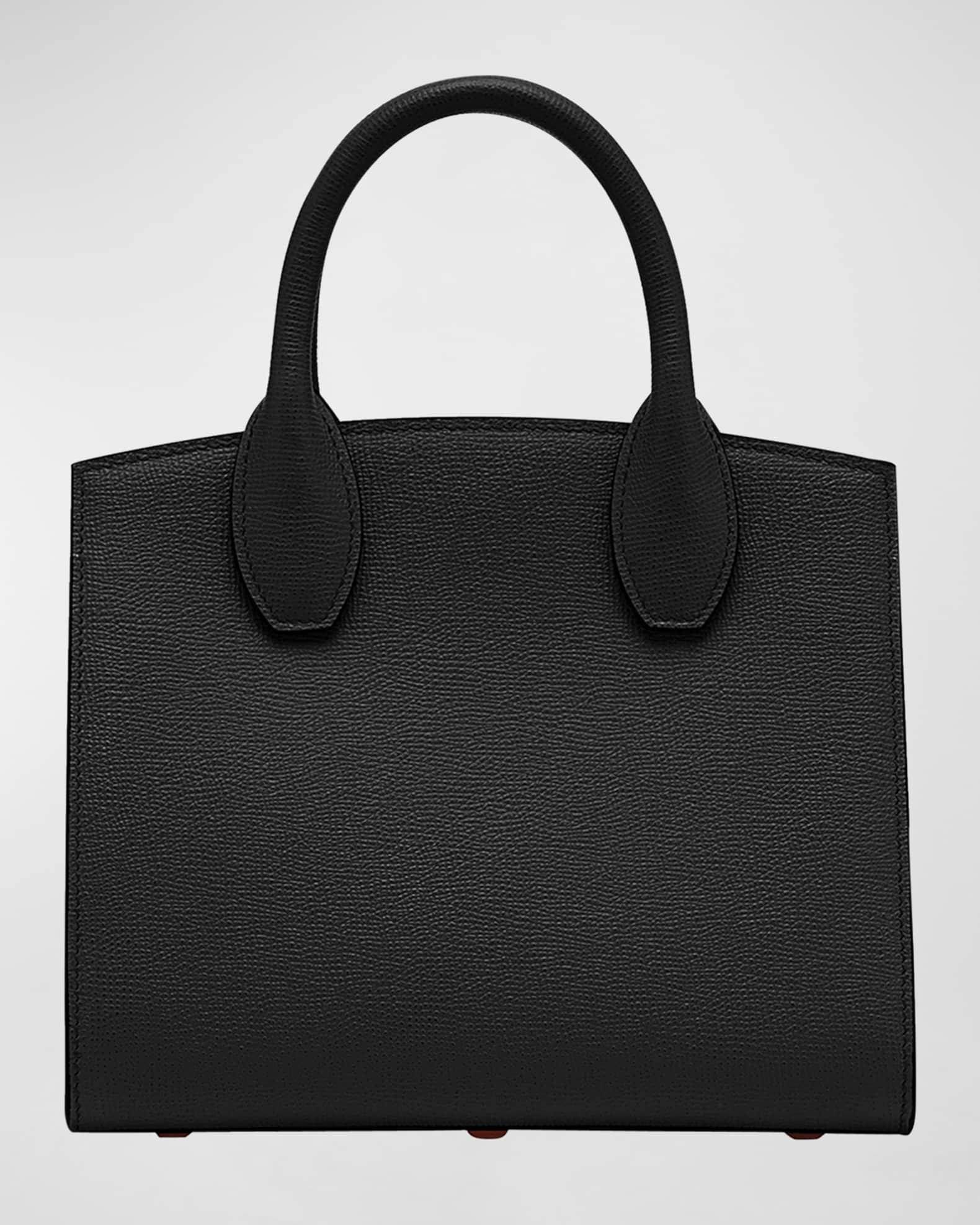 Studio Box Mini Leather Top-Handle Bag 1