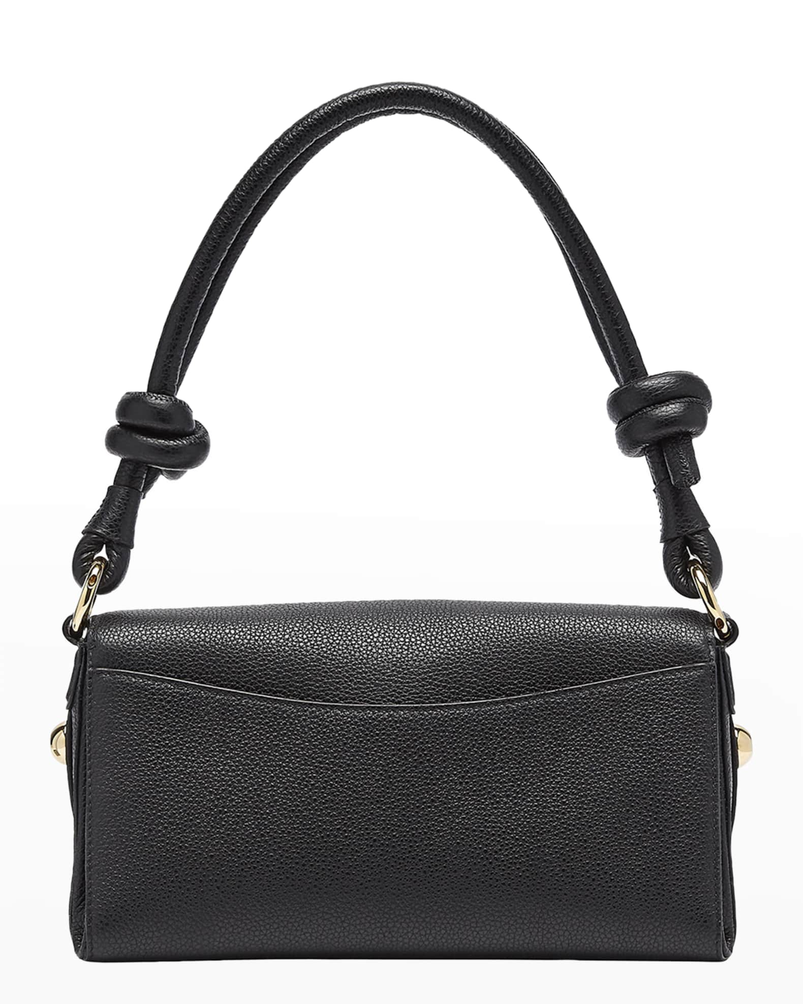 Salvatore Ferragamo Glam Gancio Leather Shoulder Bag Neiman Marcus