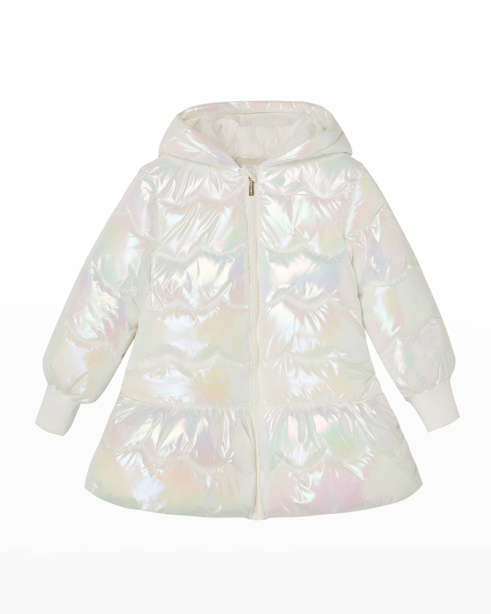nb at iridescent puffer jacket