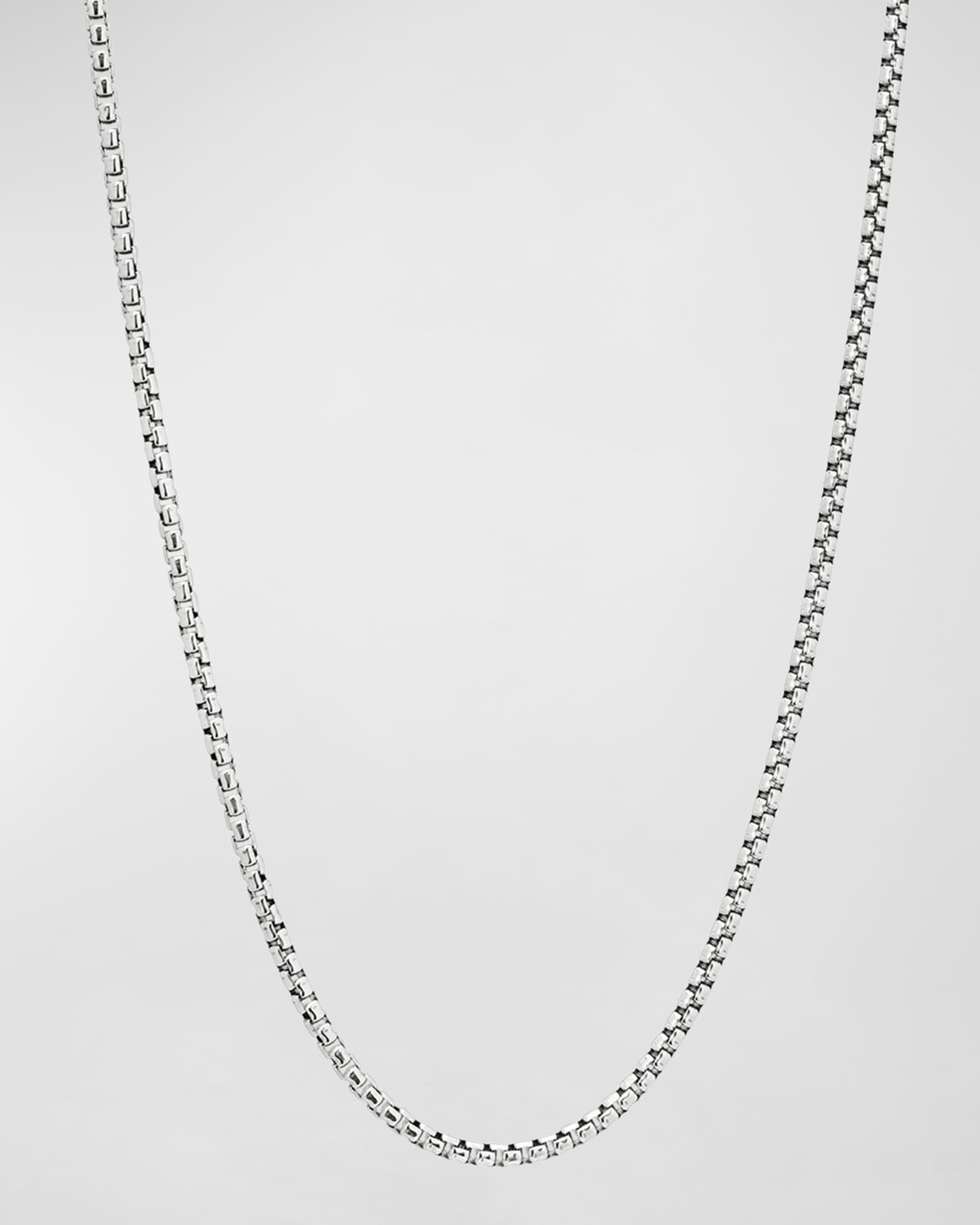Delos Sterling Silver Chain Necklace, 1.5mm 0