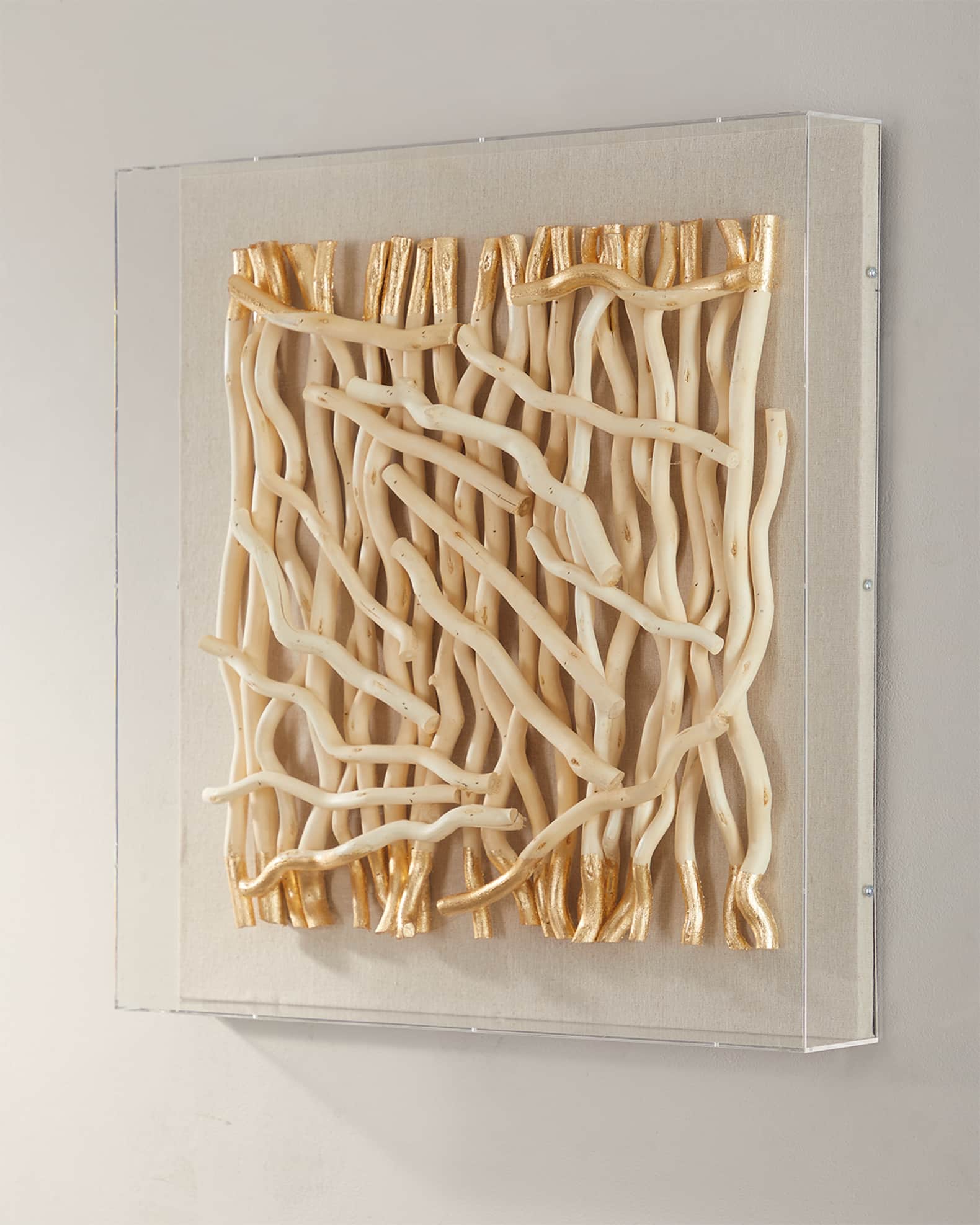 Jamie Young Willow Wall Art In Acrylic Box Neiman Marcus