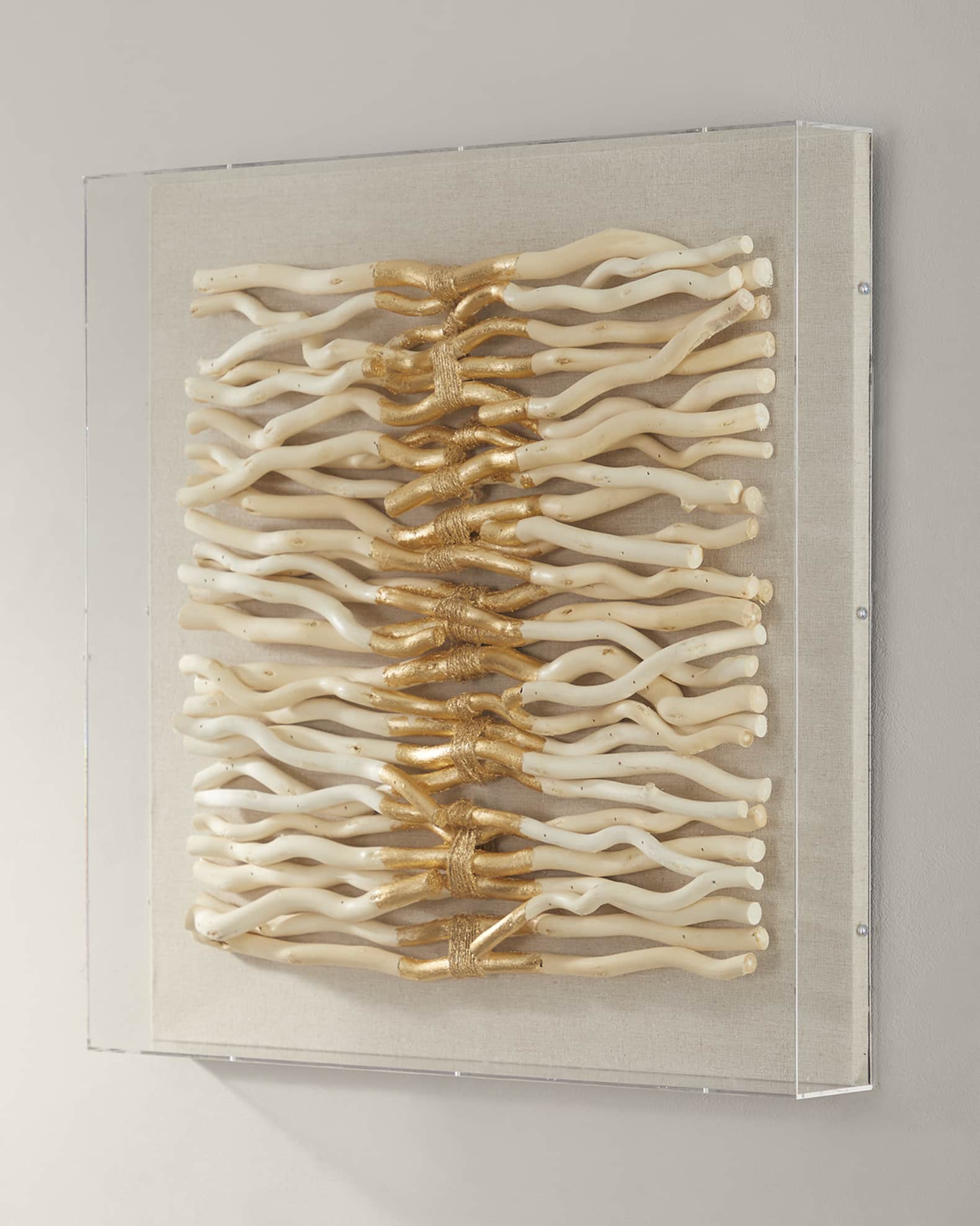 Jamie Young Willow Wall Art In Acrylic Box Neiman Marcus