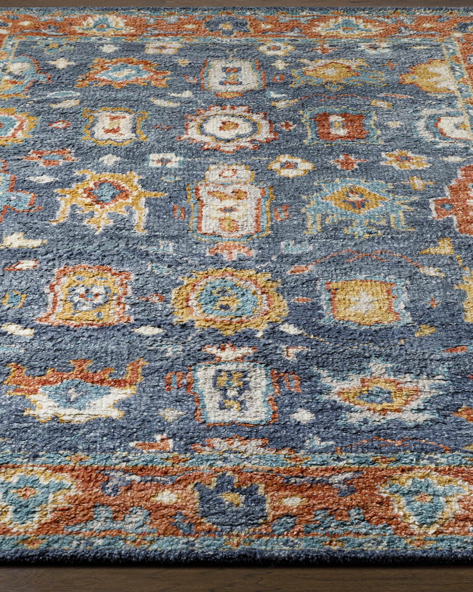 Raleigh Hand-Knotted Wool Rug 0