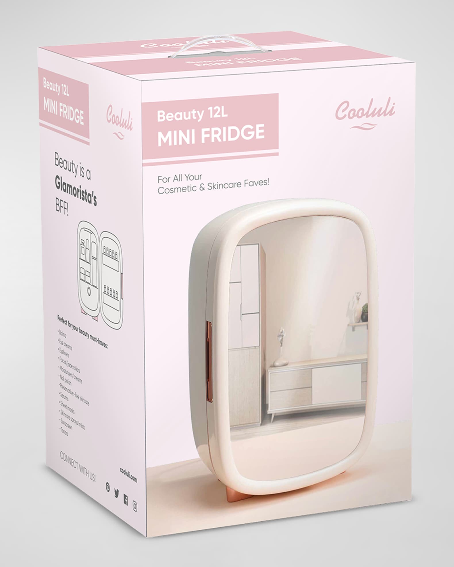 Cooluli Mini Skincare Fridge Neiman Marcus