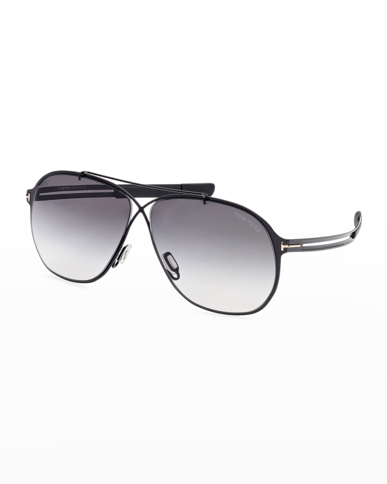 TOM FORD Men's Orson Crisscross Aviator Sunglasses | Neiman Marcus