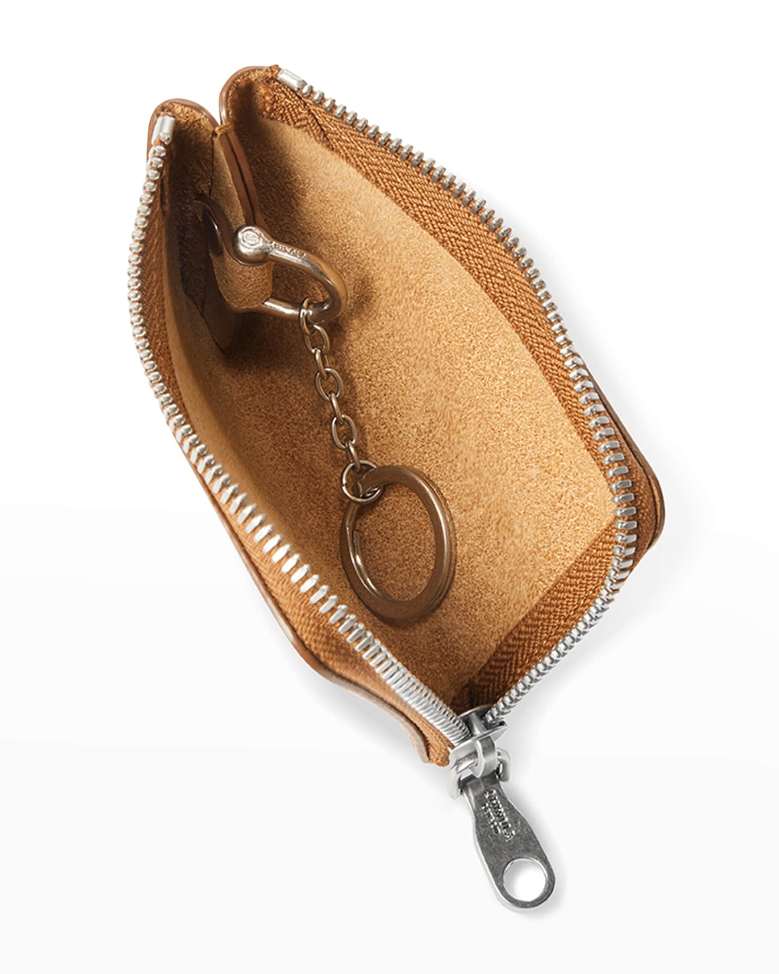 Shinola Men's Leather Zip Key Wallet Neiman Marcus