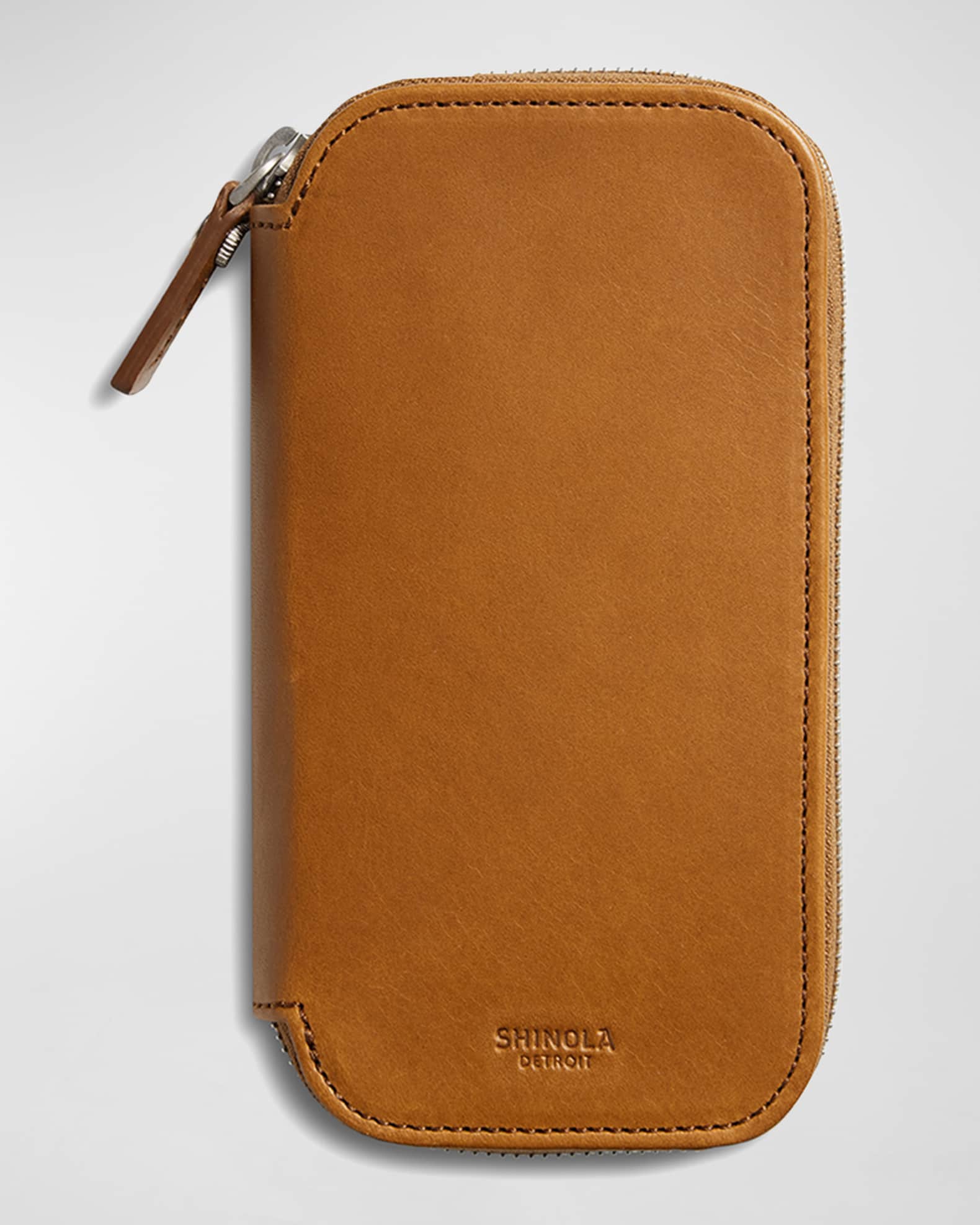 Shinola Men s Vachetta Leather Travel Watch Case Neiman Marcus