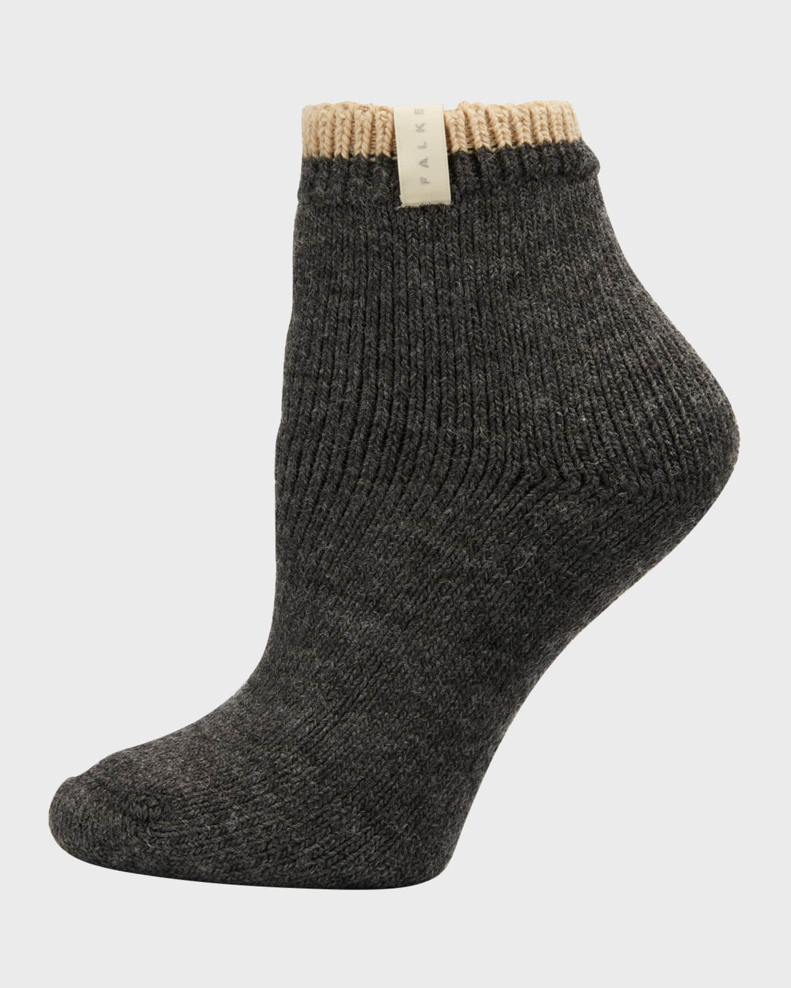 Falke Ribbed Two-Tone Ankle Socks | Neiman Marcus