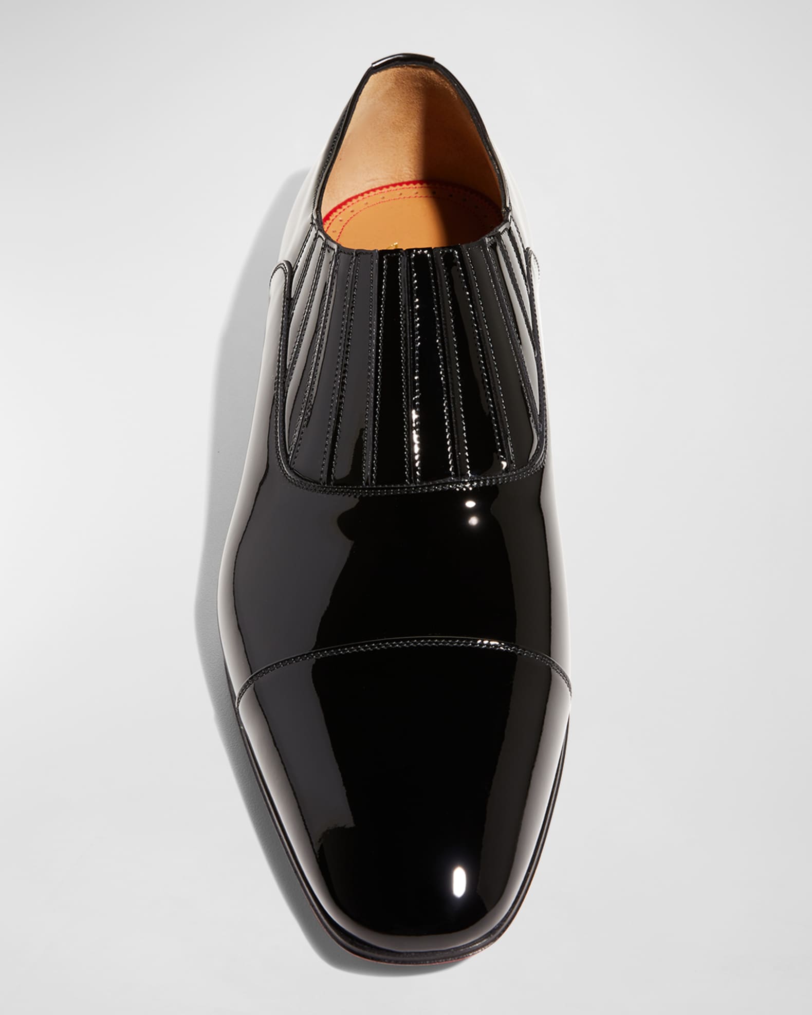 Christian Louboutin Men's Greg On Patent Leather Loafers | Neiman Marcus