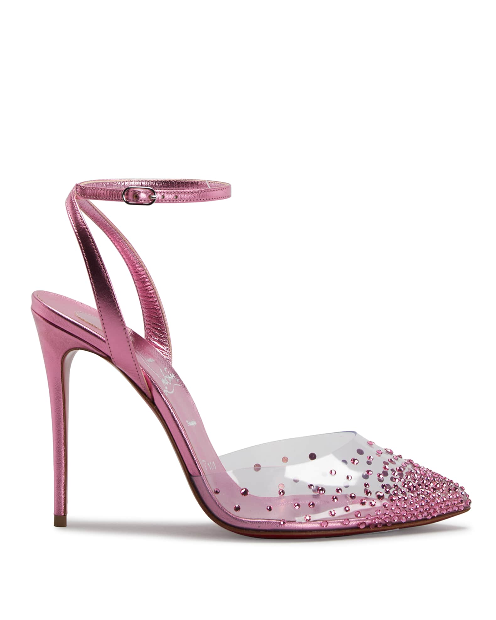 Christian louboutin spikaqueen 100 red sole pumps clearance