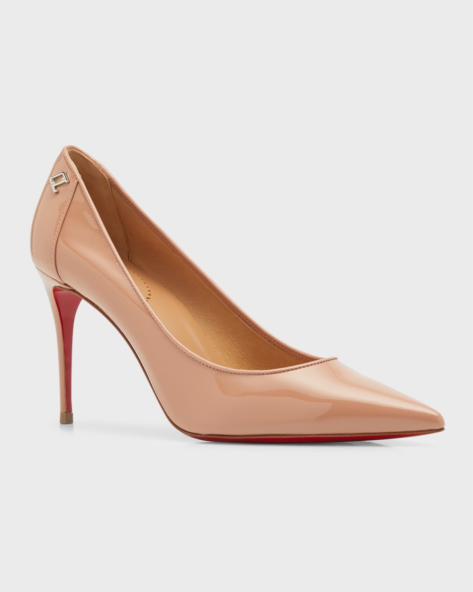 Christian Louboutin Sporty Kate 85mm Patent Soft Lining Red Sole Pumps Neiman Marcus