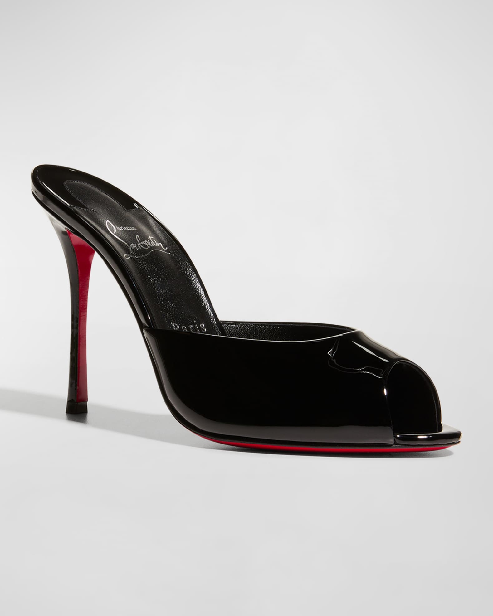 Christian Louboutin Me Dolly Patent Red Sole Sandals | Neiman Marcus