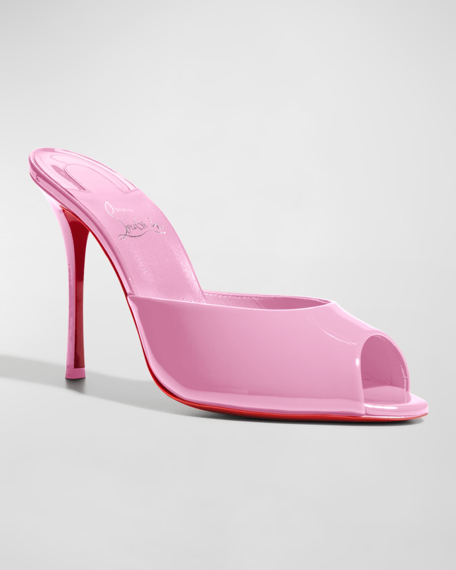 Christian Louboutin Me Dolly Patent Red Sole Sandals | Neiman Marcus