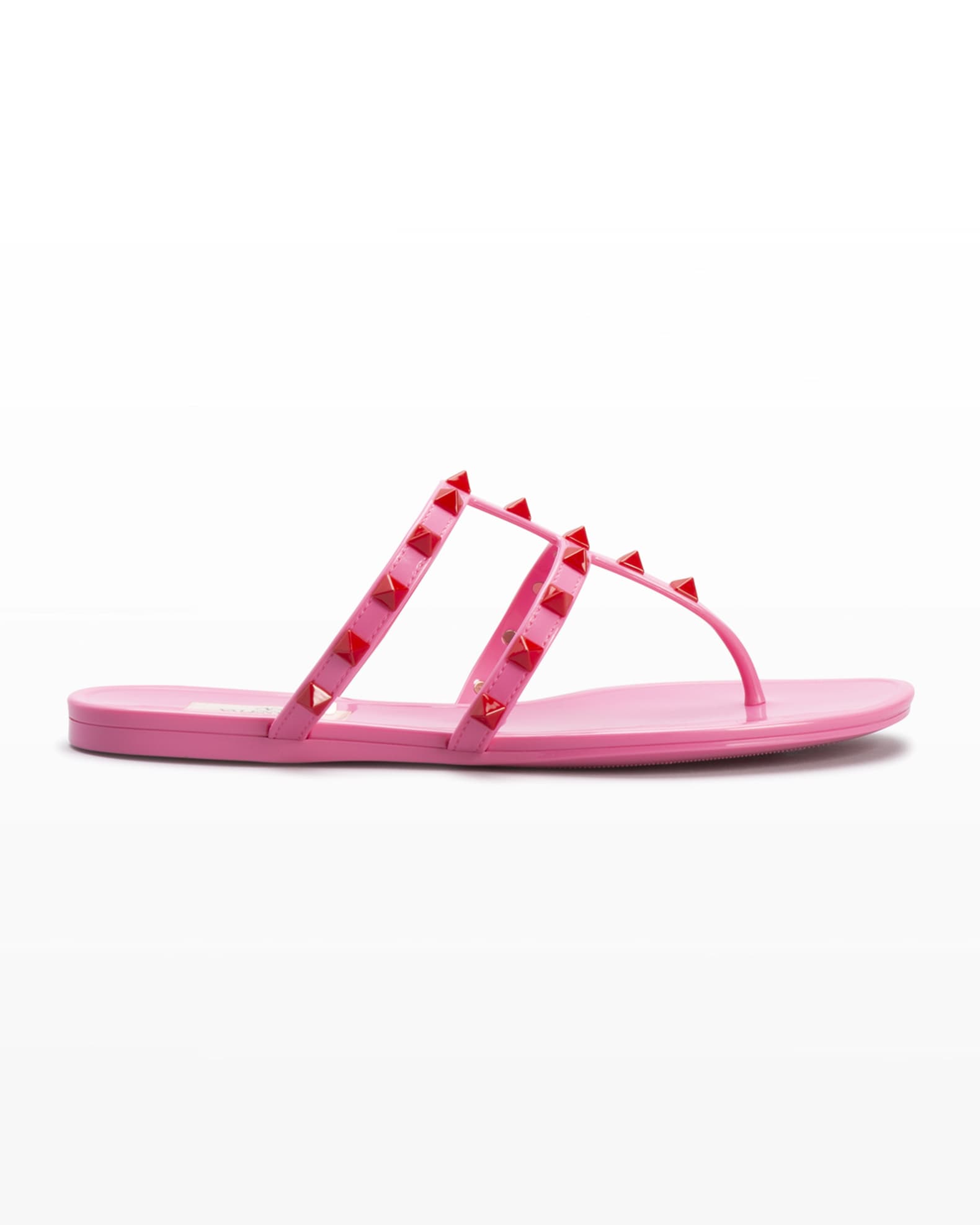 rockstud pvc sandals