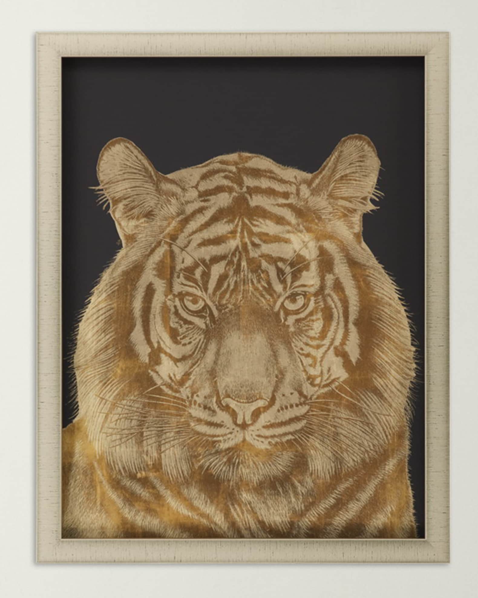 'Tiger Portrait' Wall Art Neiman Marcus