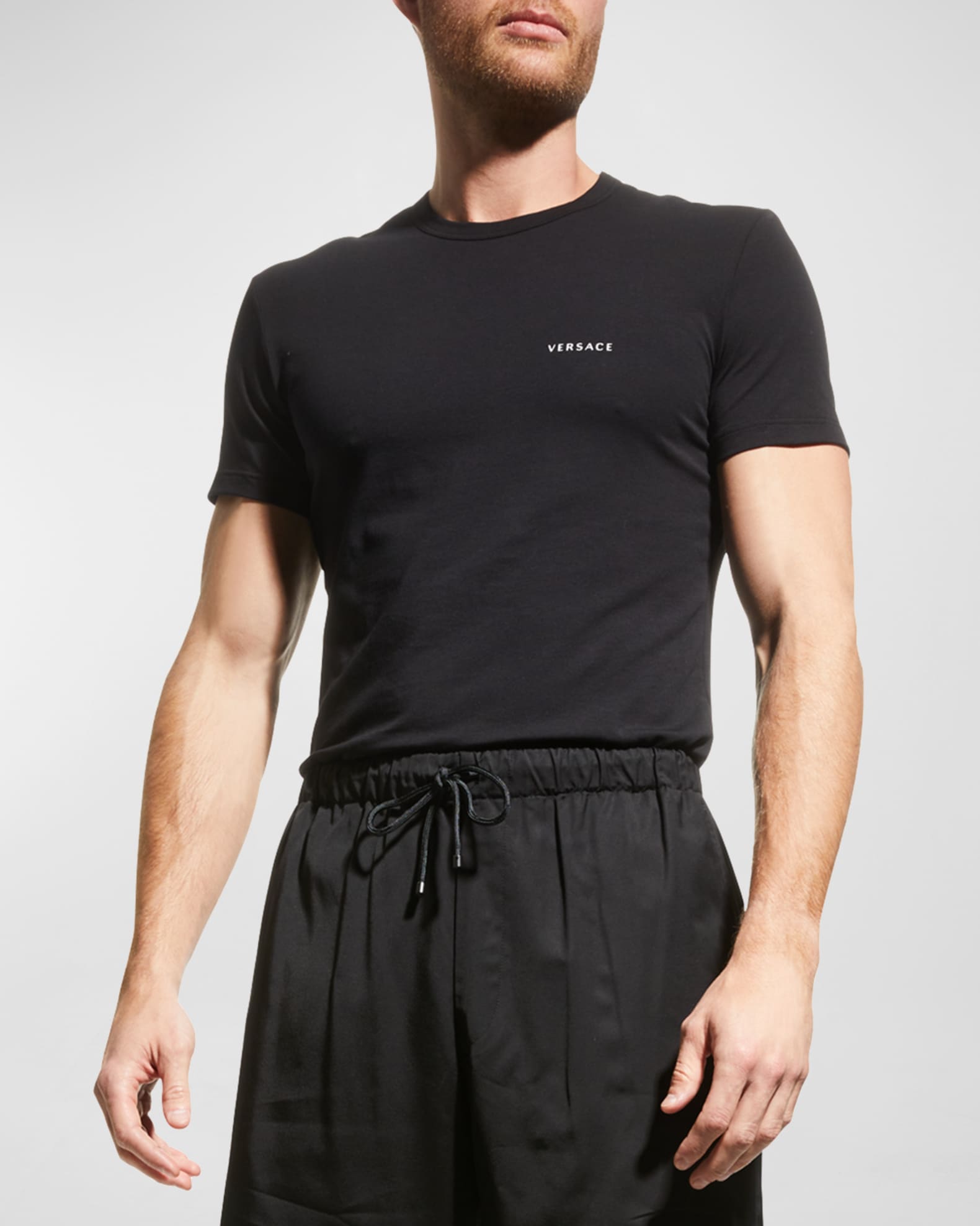 Hjælp Metal linje Smigre Versace Men's 2-Pack Essential Stretch T-Shirts | Neiman Marcus
