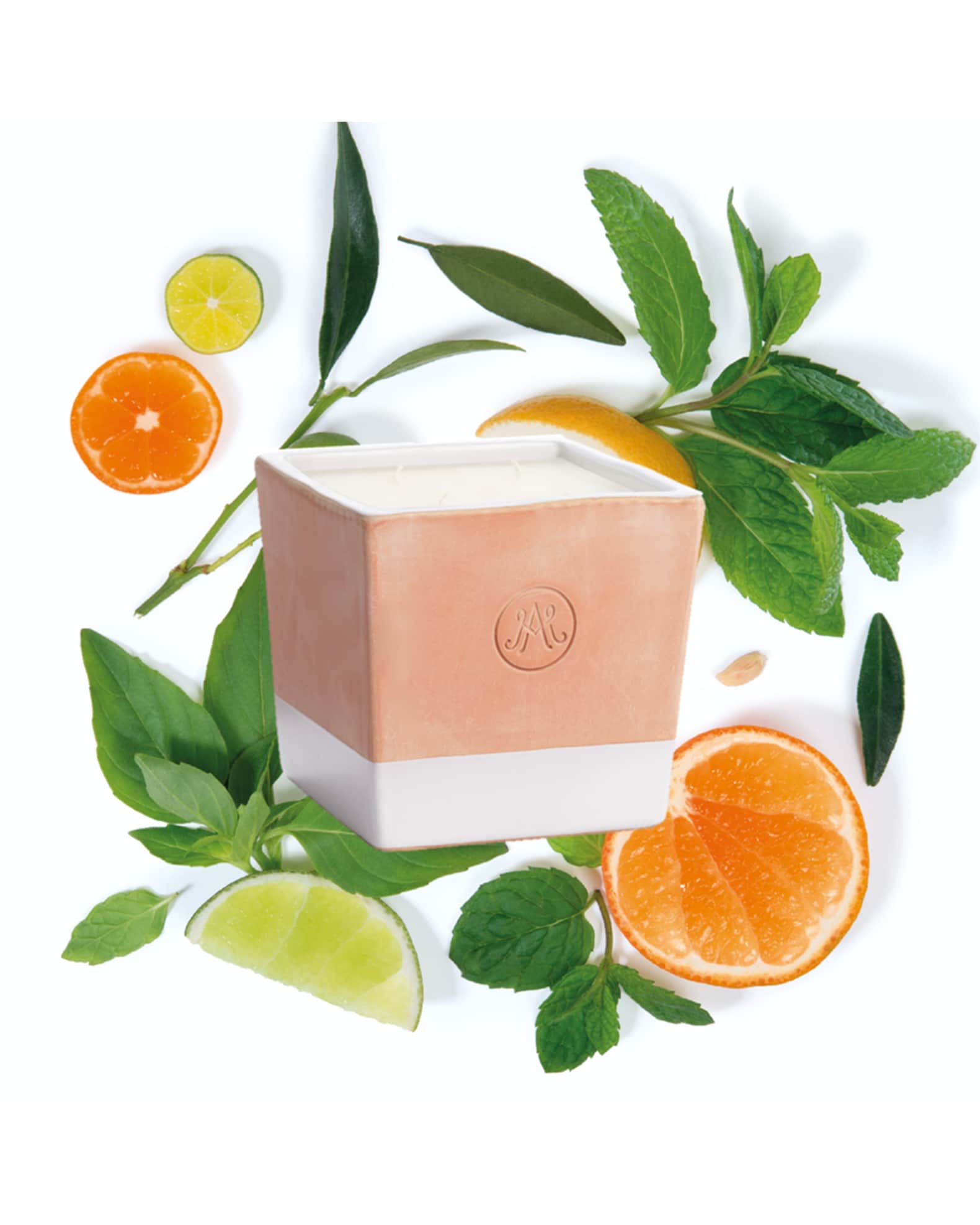 3.08 lb. White Citrus Outdoor Scented Candle 1