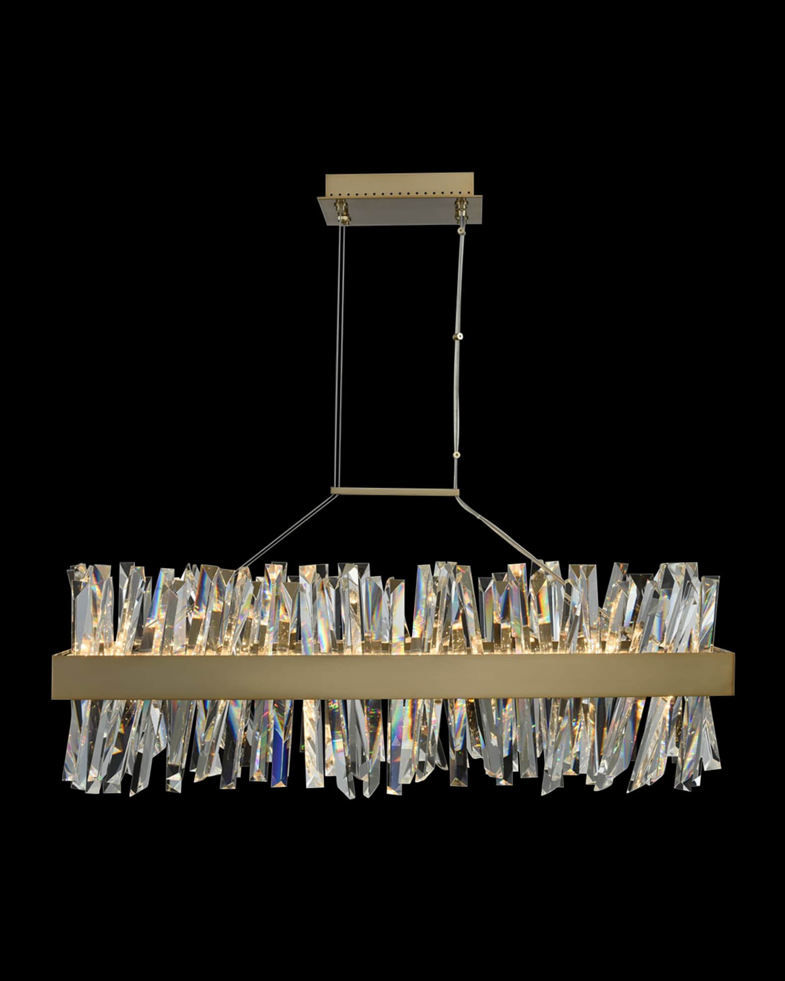 Glacier 36" LED Rectangular Island 1