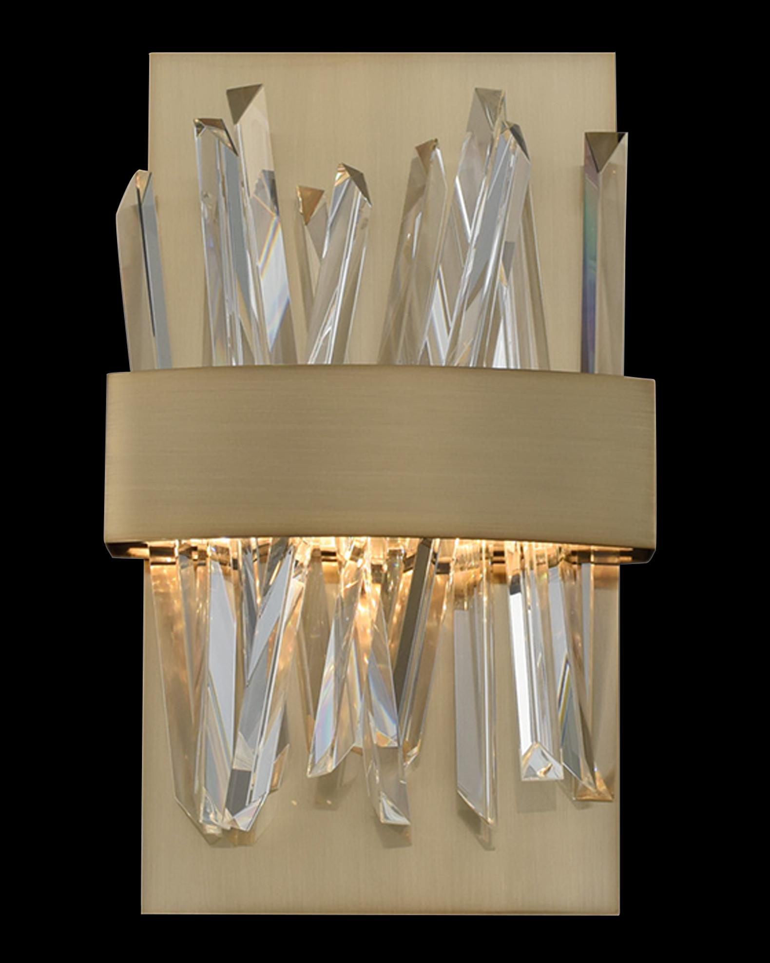 Allegri Crystal by Kalco Lighting Glacier 10" LED Wall Sconce | Neiman