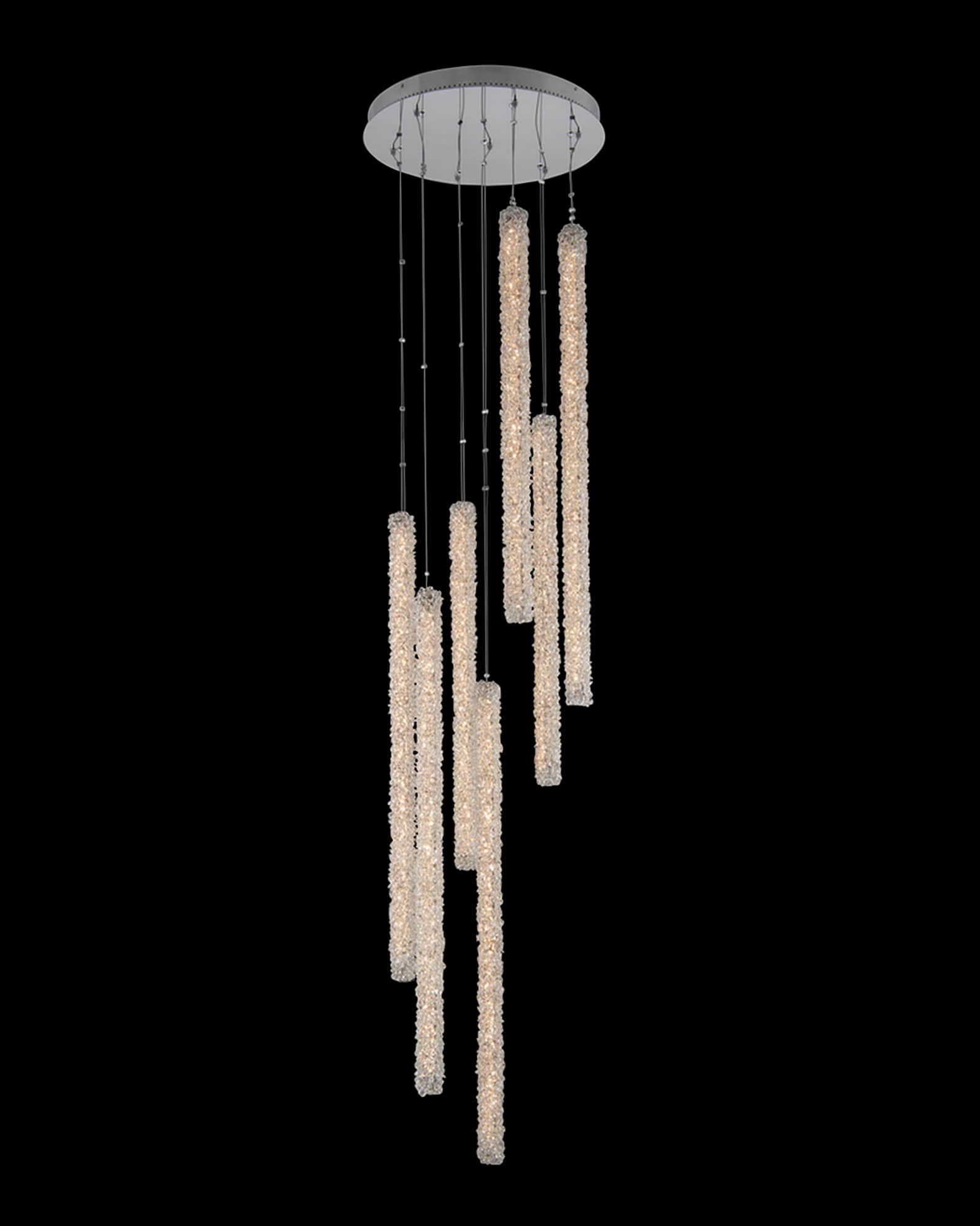 Lina 7 Column LED Foyer Light 1