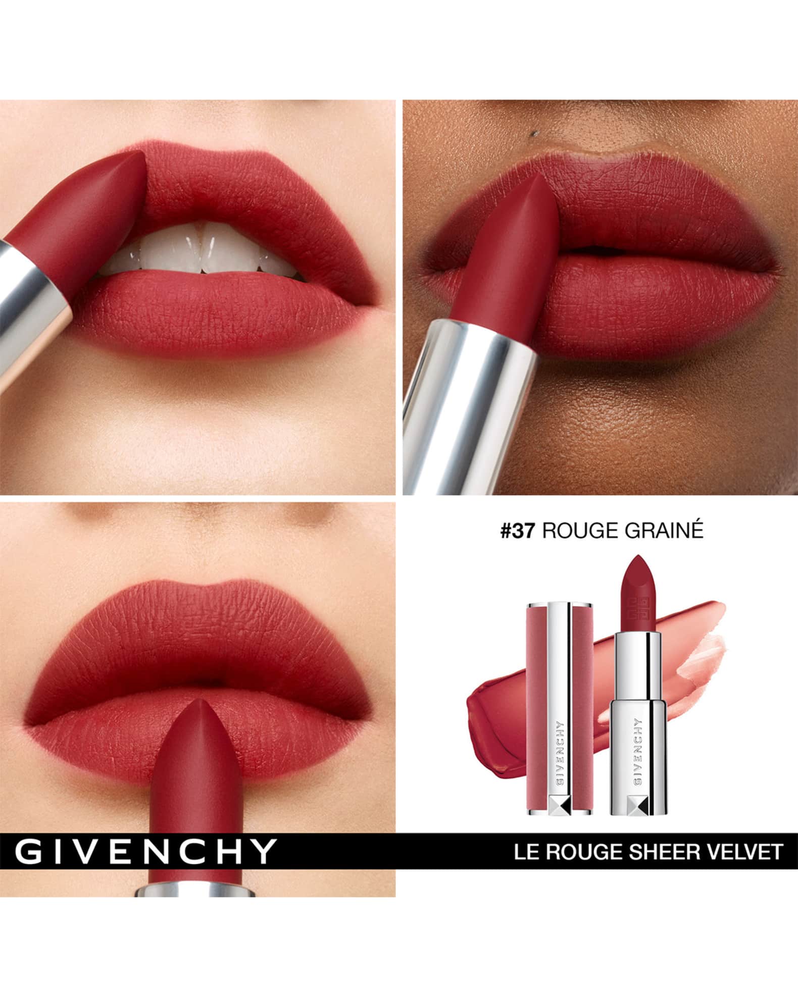 GIVENCHY  Givenchy, Le Rouge Sheer Velvet, refillable matte