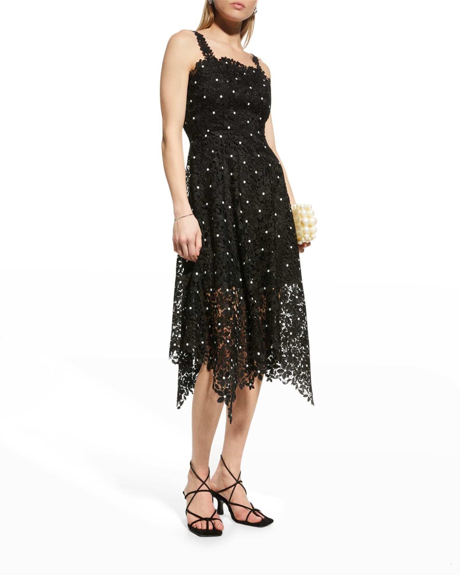 Milly Yara Sleeveless Daisy Lace Dress | Neiman Marcus