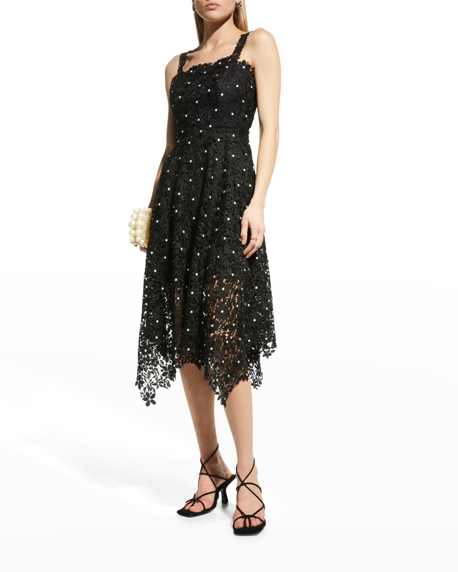 Milly Yara Sleeveless Daisy Lace Dress Neiman Marcus