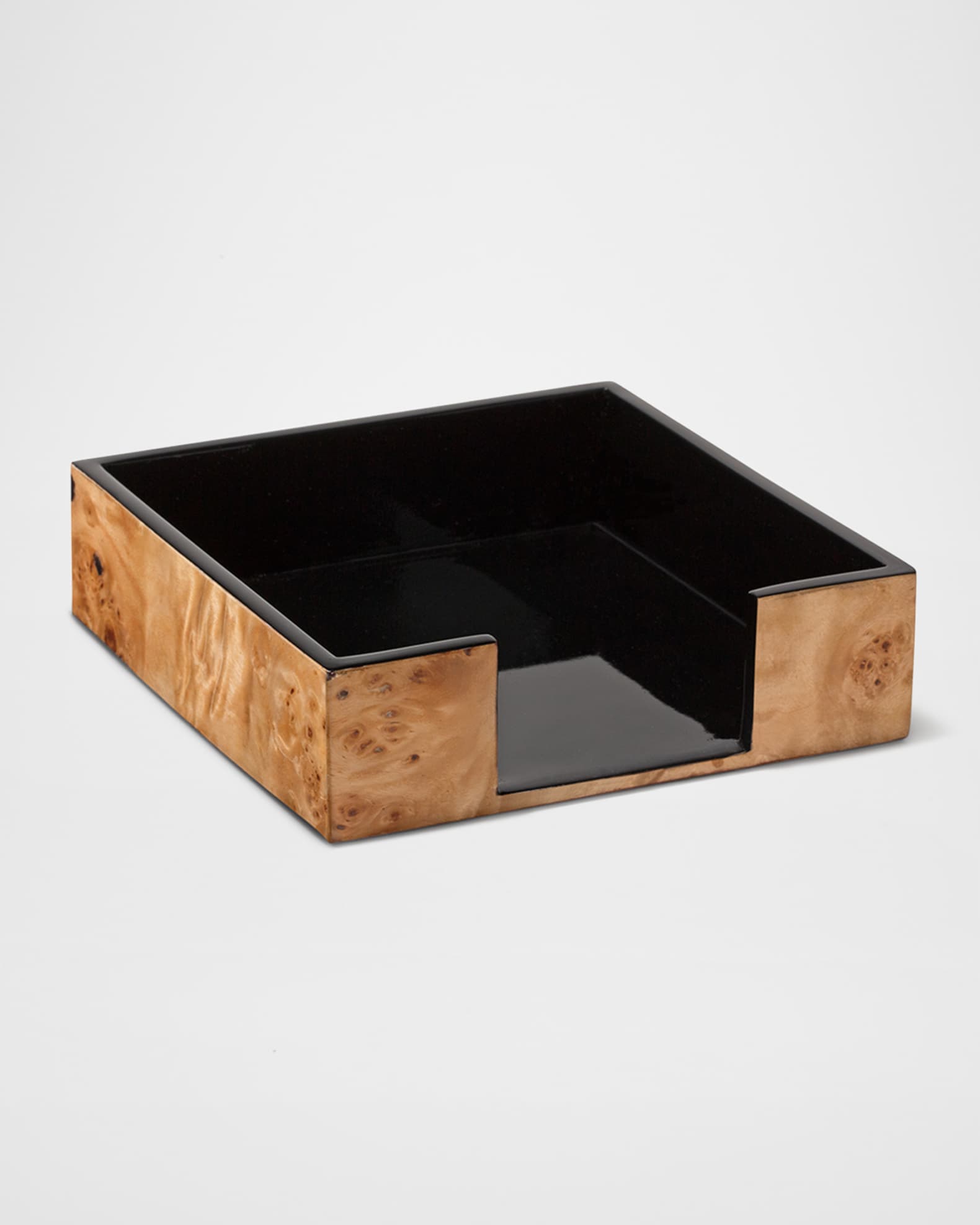 Burl Veneer Dinner Napkin Holder 1