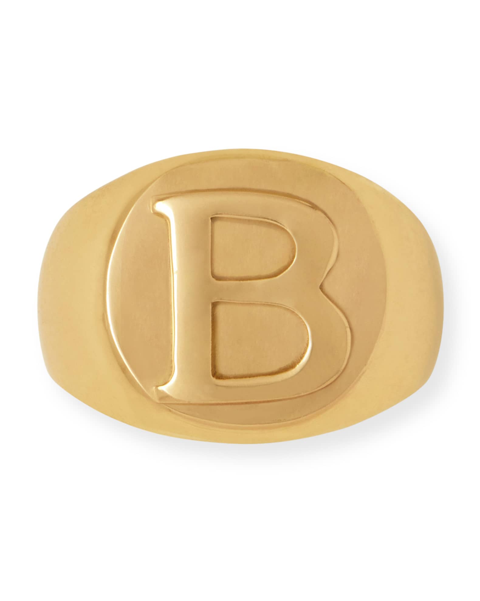 Clark Napkin Ring, Letter 0