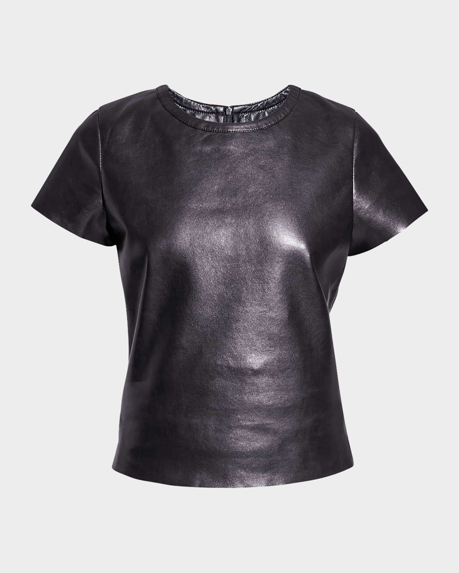 New Guard Recycled Leather Tee 0