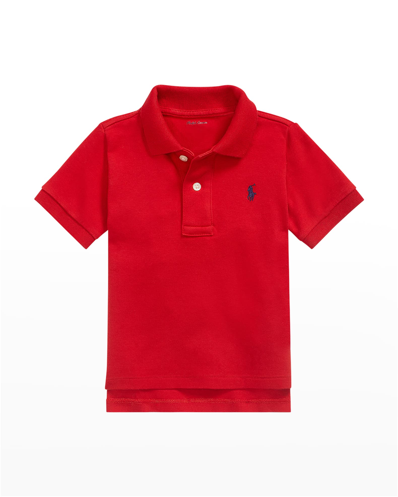 Ralph Lauren Childrenswear Boy's Cotton Interlock Polo Shirt, Size 3M-24M